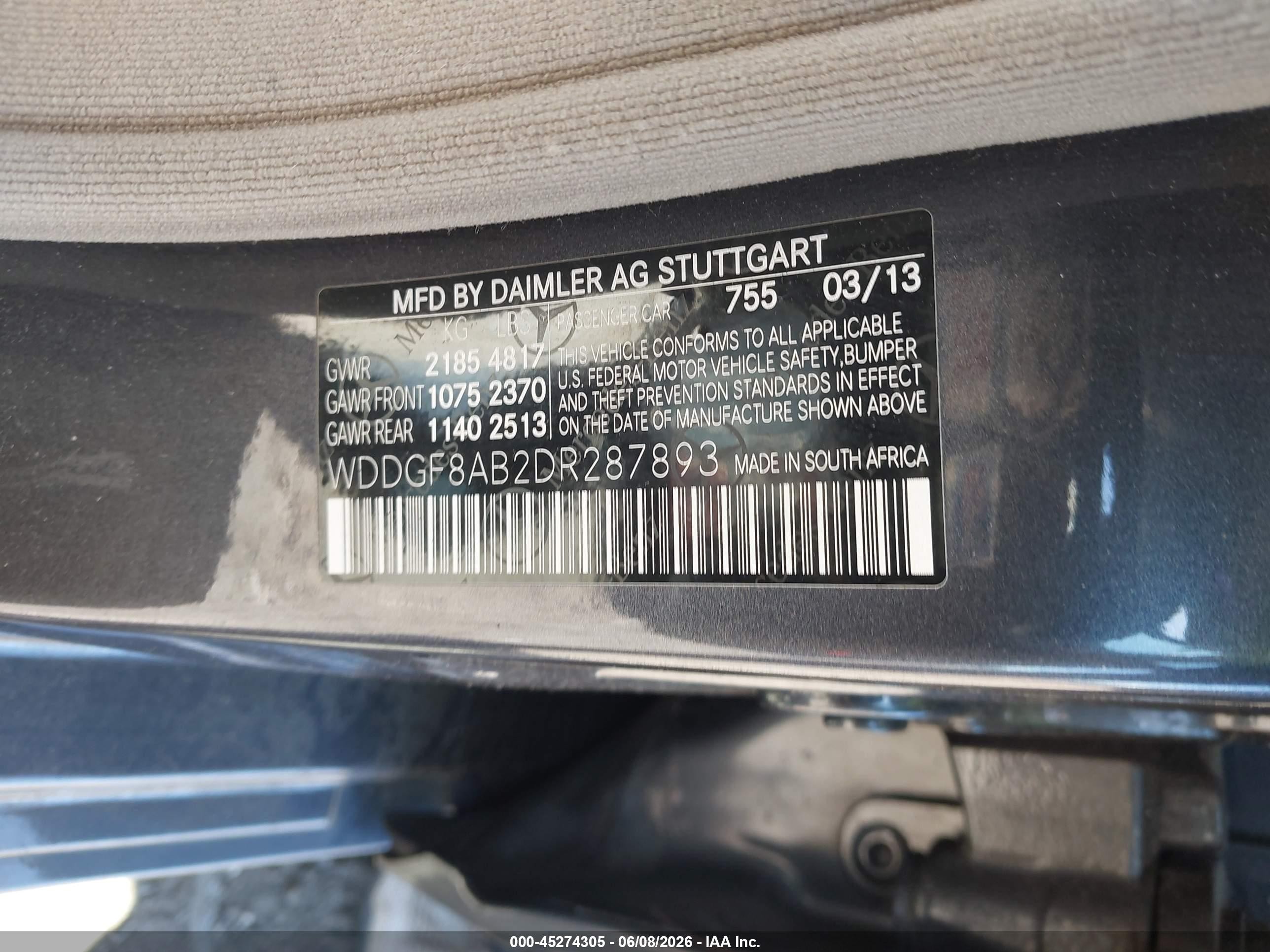 2013 Mercedes-benz C 300 Sport 4matic Серый vin: WDDGF8AB2DR287893