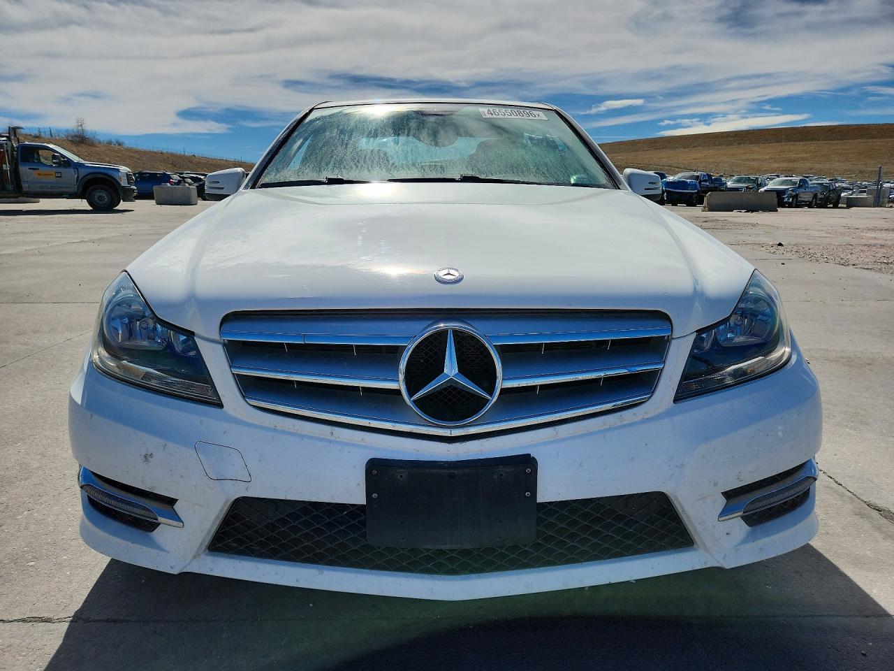 2013 Mercedes-benz C 300 4matic White vin: WDDGF8AB2DR289448