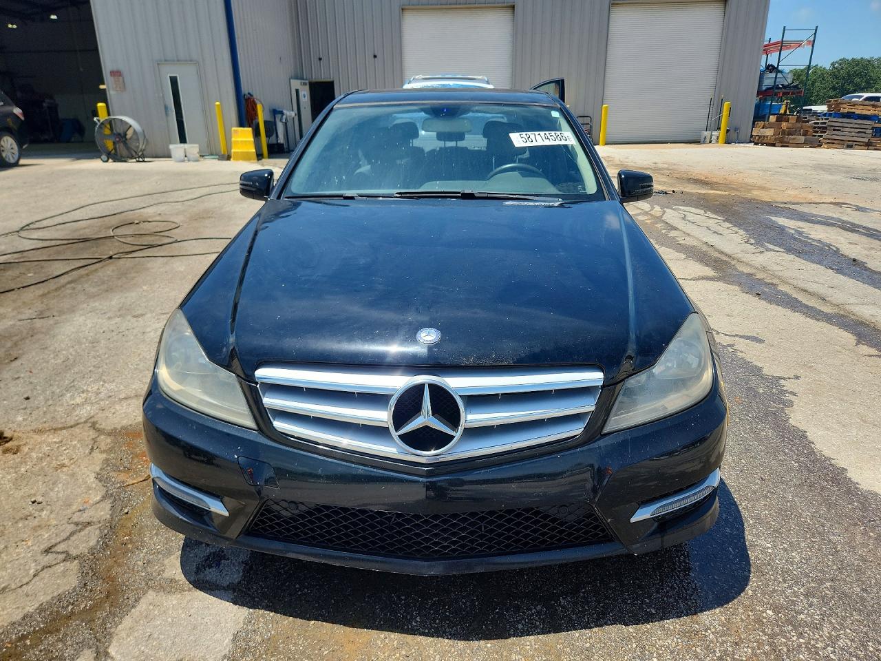 2013 Mercedes-benz C 300 4matic Black vin: WDDGF8AB2DR297226