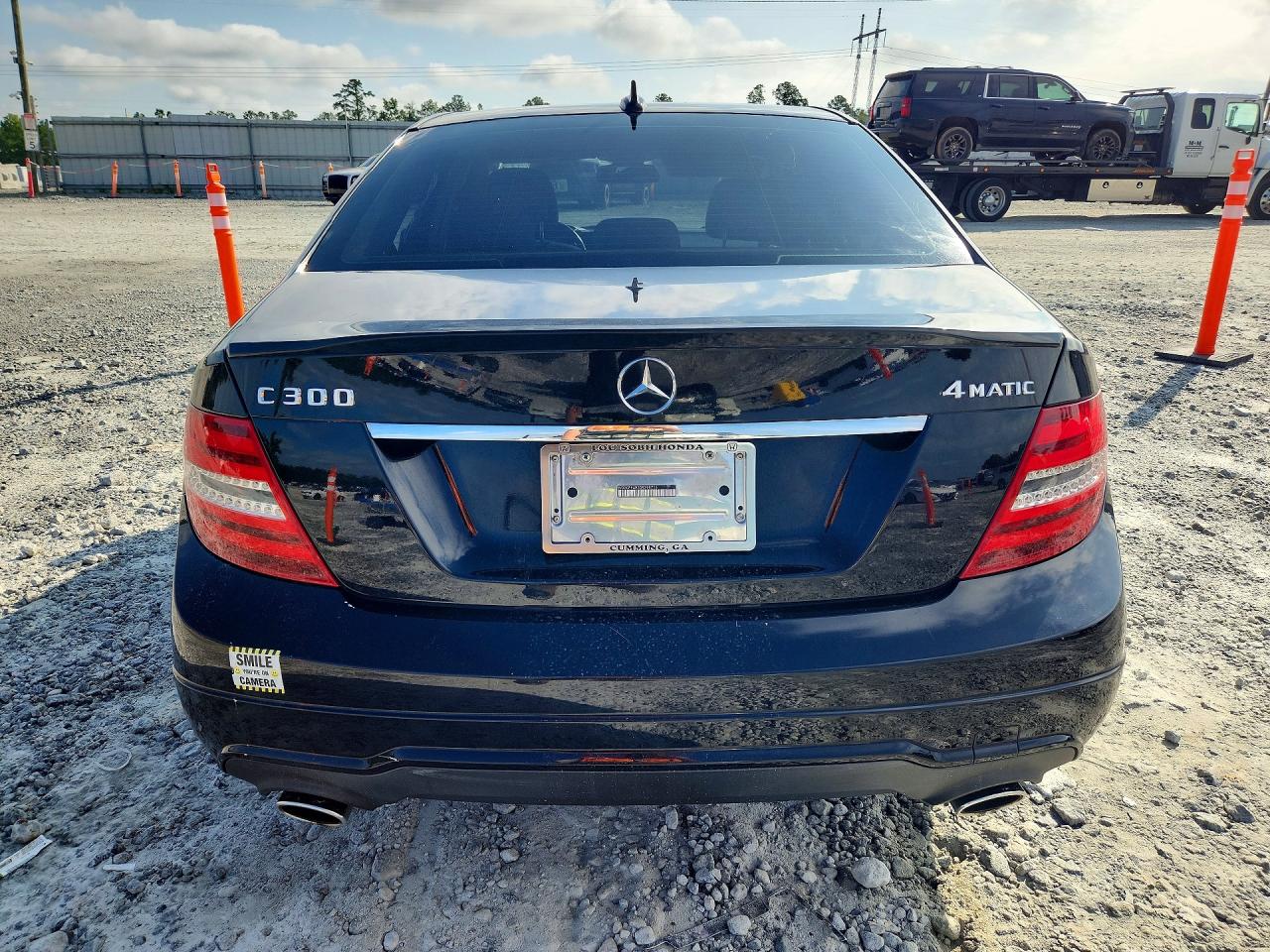 2013 Mercedes-benz C 300 4matic Black vin: WDDGF8AB2DR298716