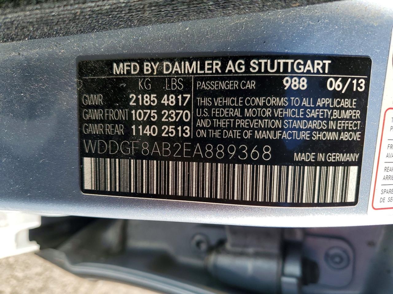 2014 Mercedes-benz C 300 4matic Blue vin: WDDGF8AB2EA889368