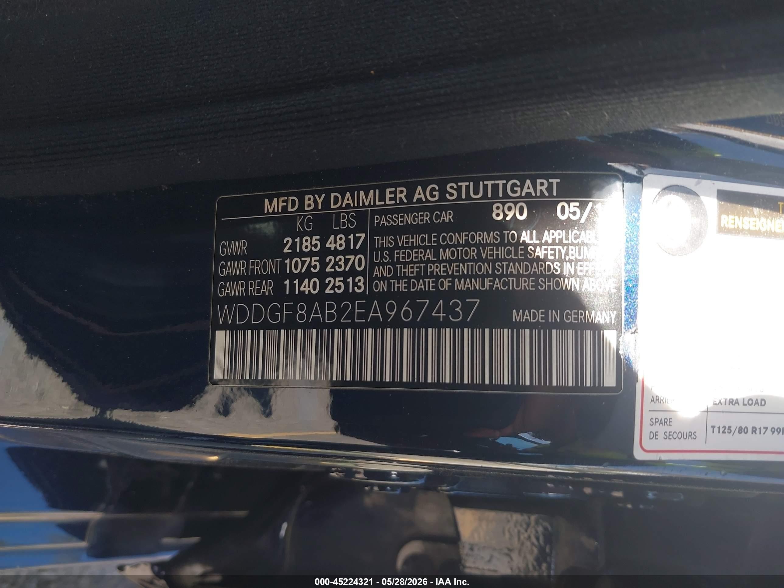 2014 Mercedes-benz C 300 Sport 4matic Синий vin: WDDGF8AB2EA967437