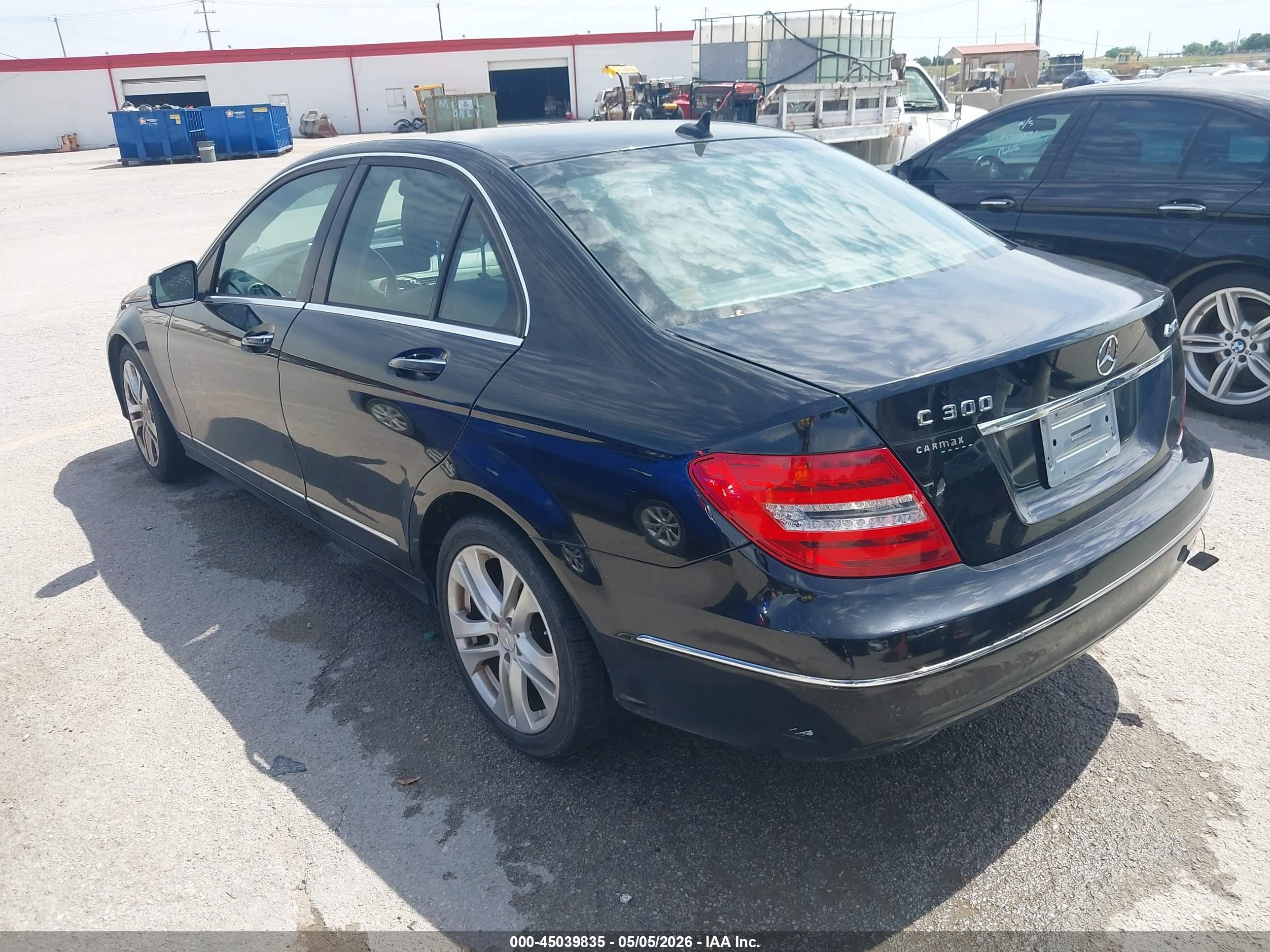 2013 Mercedes-benz C 300 Luxury 4matic/sport 4matic Black vin: WDDGF8AB3DA815021