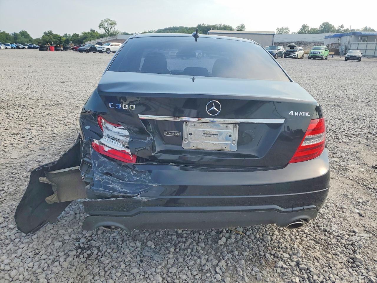 2013 Mercedes-benz C 300 4matic Black vin: WDDGF8AB3DG106926