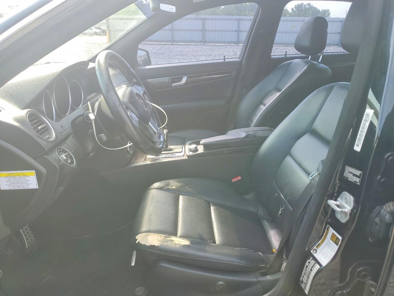 2013 Mercedes-benz C 300 4matic Black vin: WDDGF8AB3DG106926