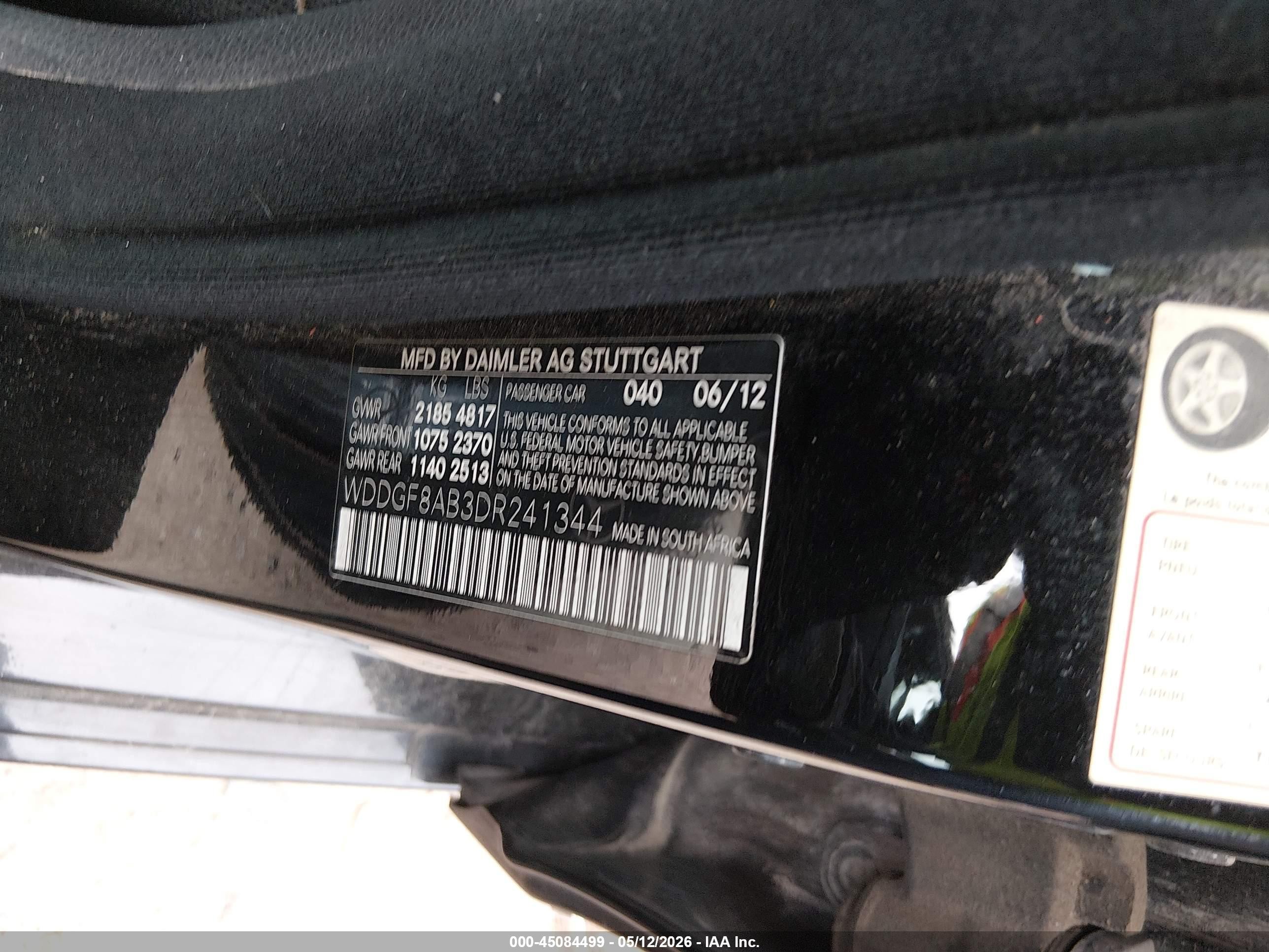 2013 Mercedes-benz C 300 Sport 4matic Черный vin: WDDGF8AB3DR241344