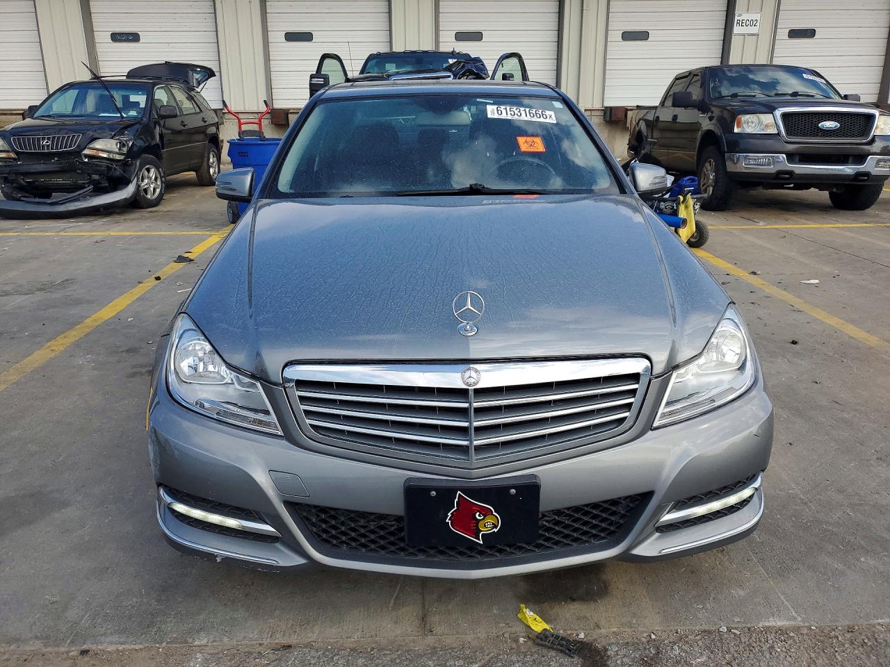 2013 Mercedes-benz C 300 4matic Silver vin: WDDGF8AB3DR244096