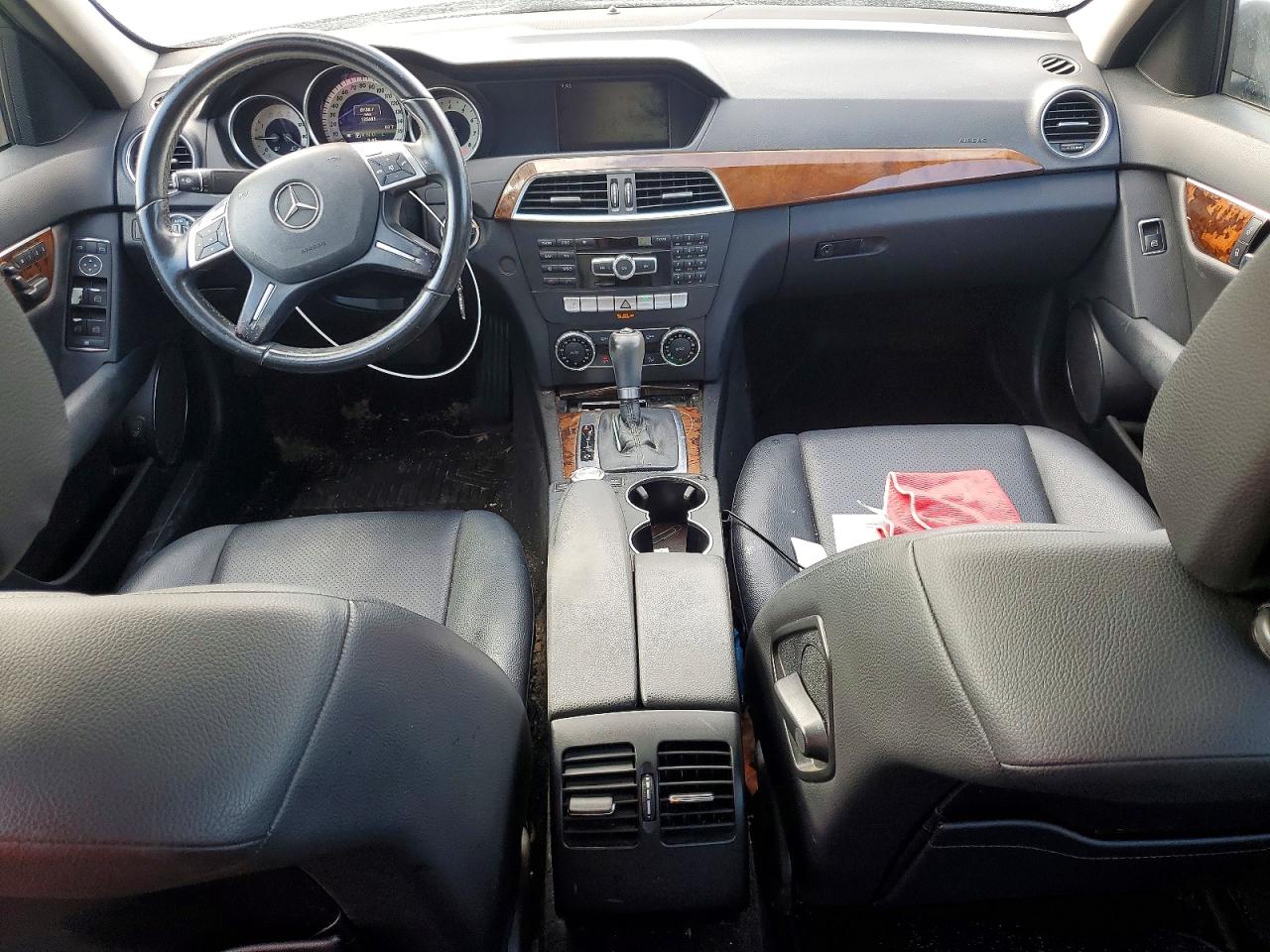 2013 Mercedes-benz C 300 4matic Silver vin: WDDGF8AB3DR244096