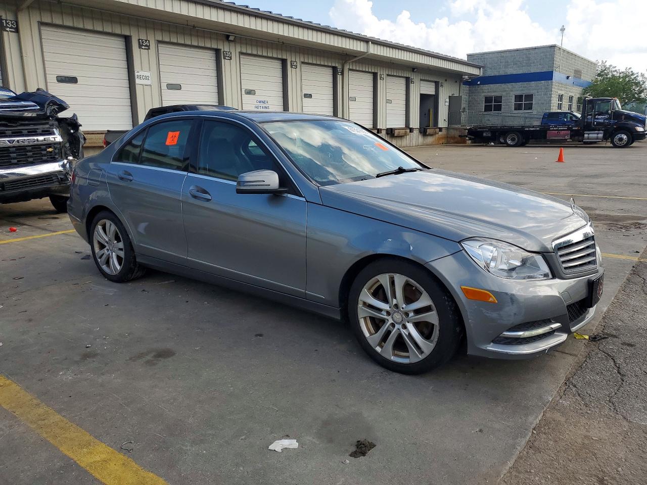 2013 Mercedes-benz C 300 4matic Silver vin: WDDGF8AB3DR244096