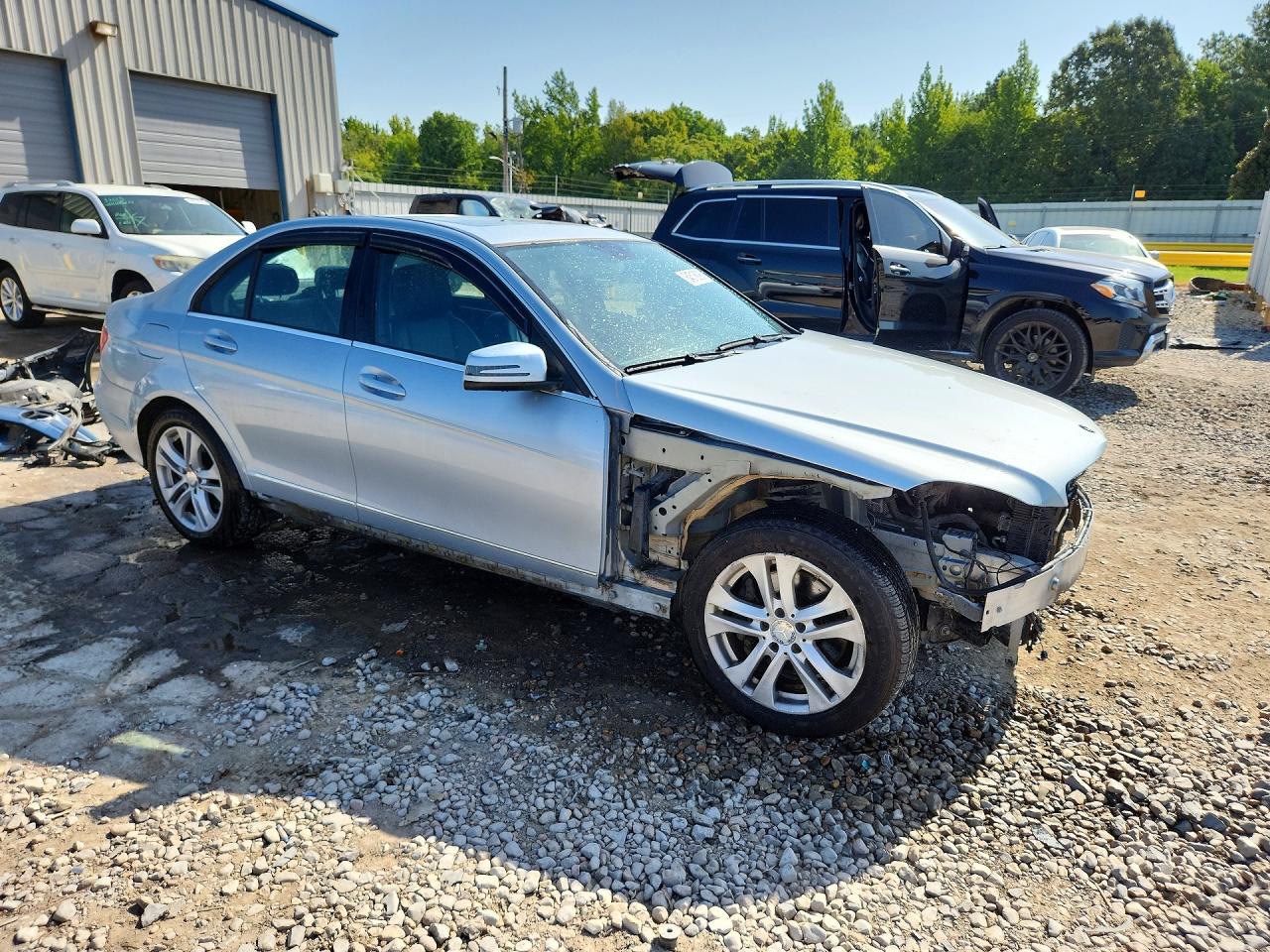 2013 Mercedes-benz C 300 4matic Turquoise vin: WDDGF8AB3DR252814