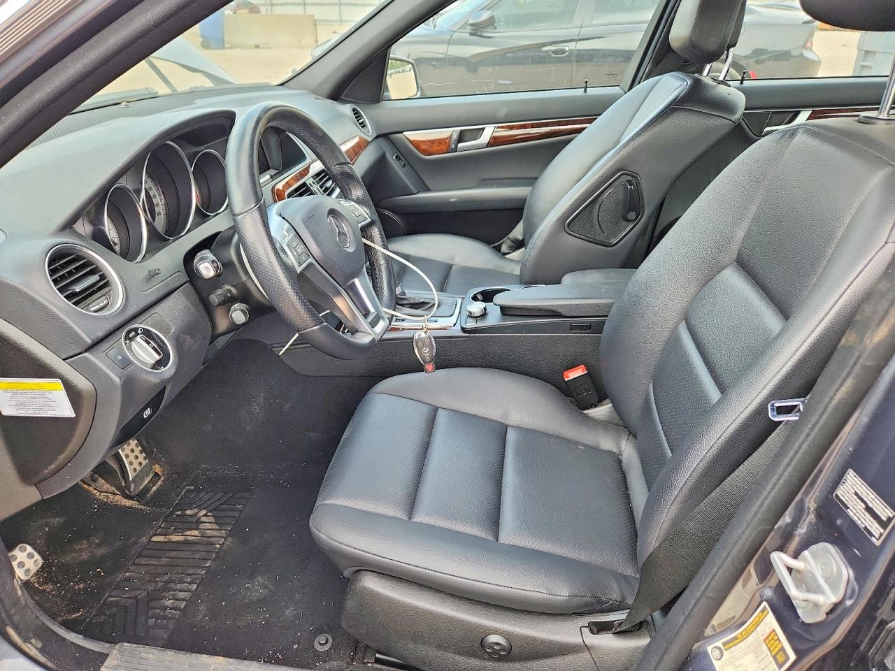 2013 Mercedes-benz C 300 4matic Gray vin: WDDGF8AB3DR259293