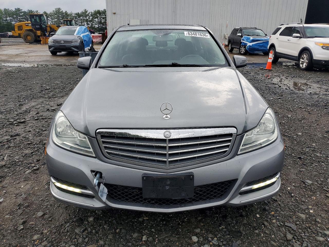 2013 Mercedes-benz C 300 4matic Silver vin: WDDGF8AB3DR265370