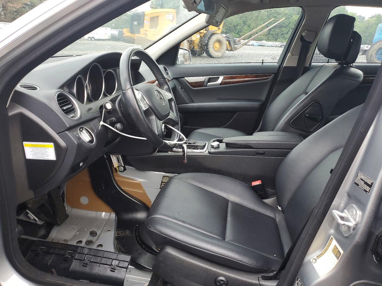 2013 Mercedes-benz C 300 4matic Silver vin: WDDGF8AB3DR265370