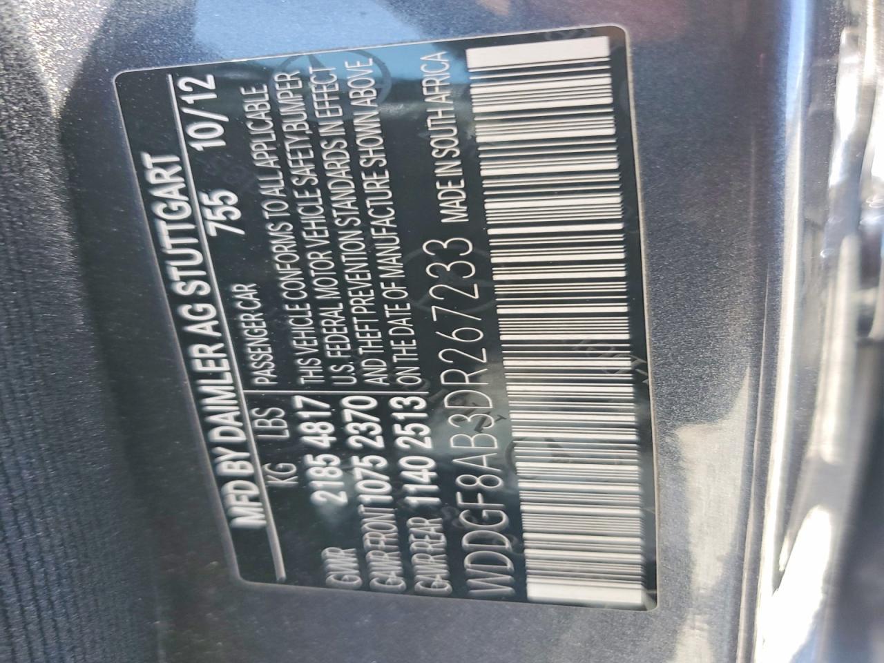 2013 Mercedes-benz C 300 4matic Charcoal vin: WDDGF8AB3DR267233