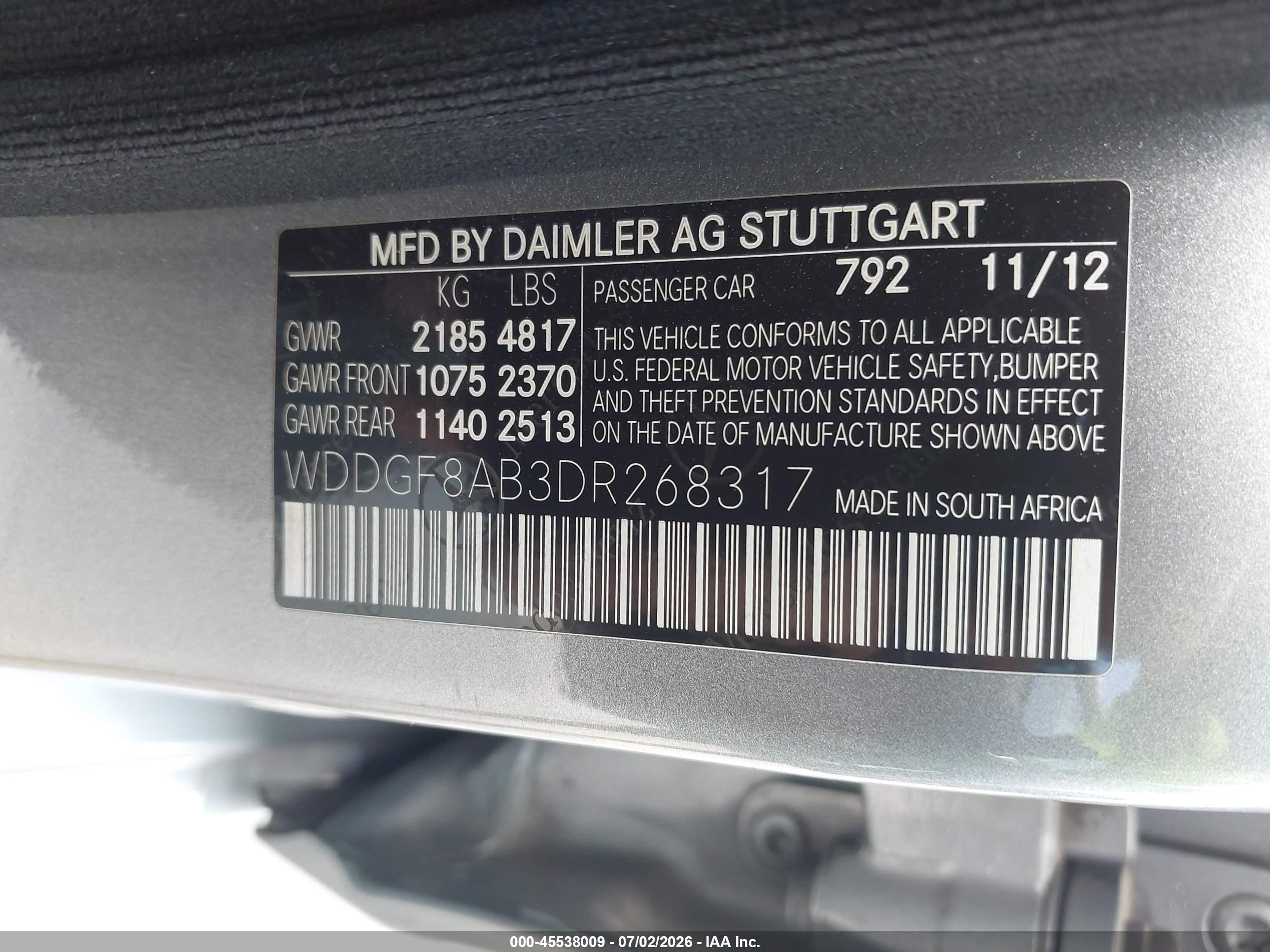 2013 Mercedes-benz C 300 Sport 4matic Gray vin: WDDGF8AB3DR268317