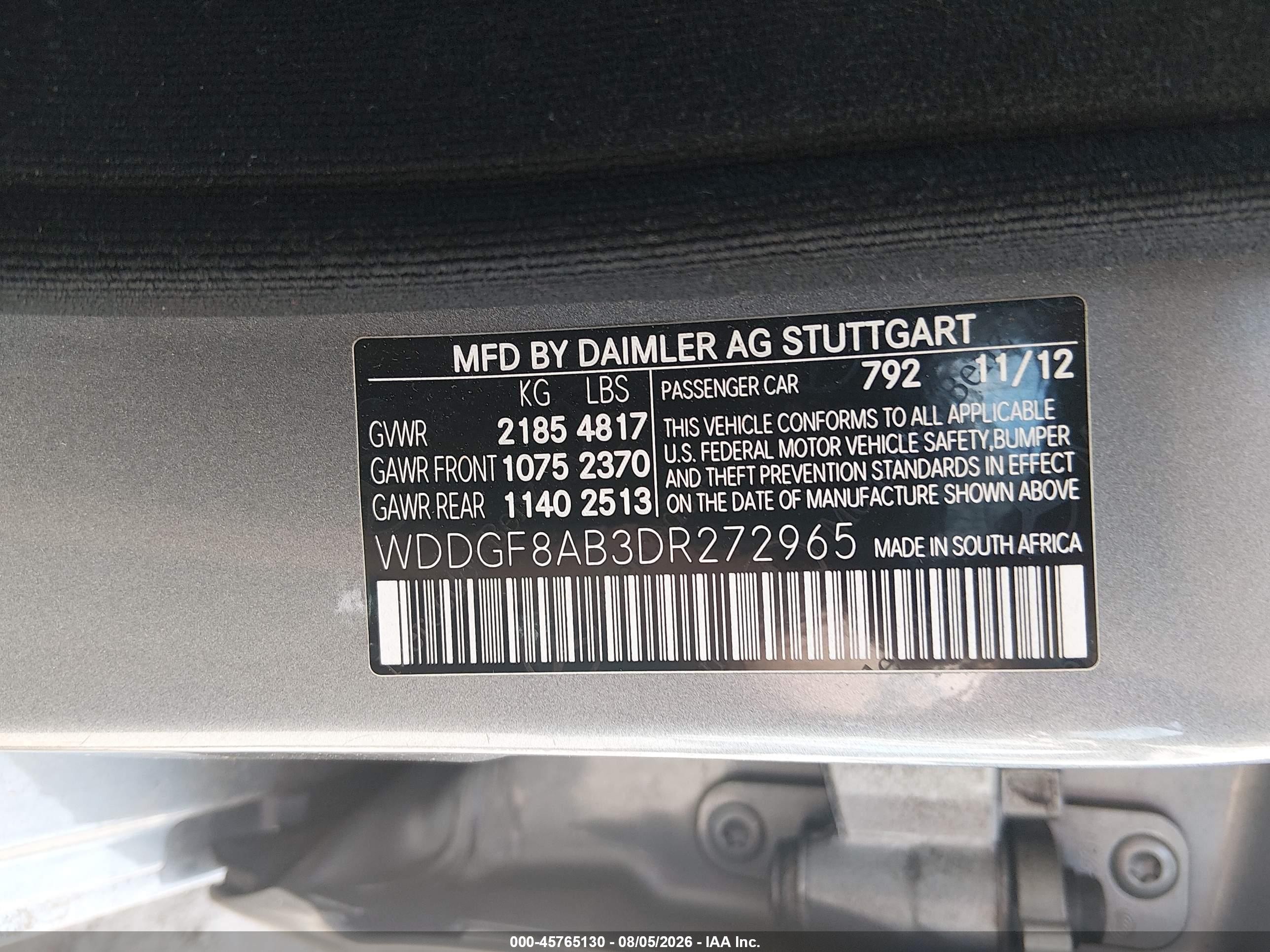 2013 Mercedes-benz C 300 Sport 4matic Gray vin: WDDGF8AB3DR272965