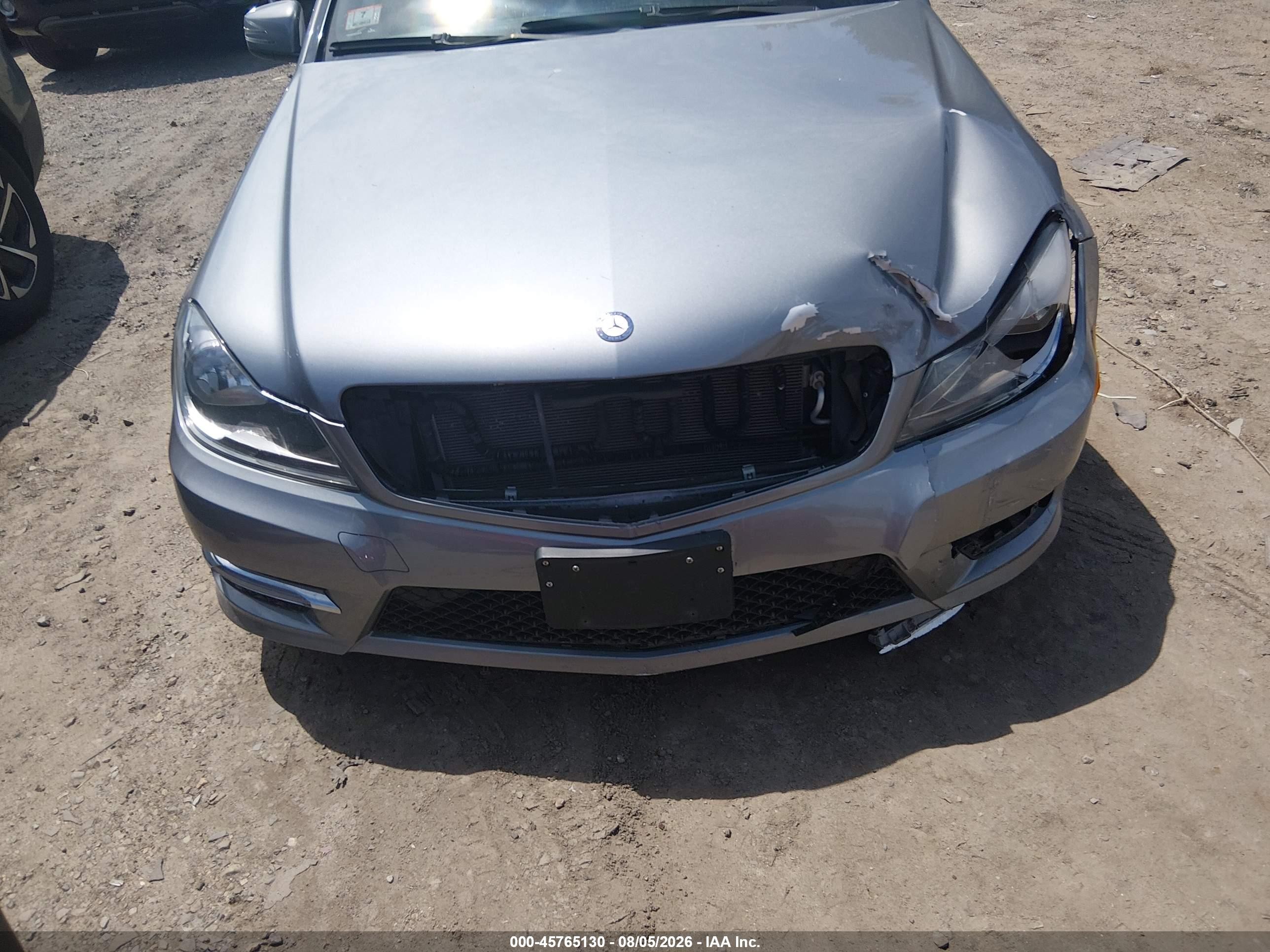 2013 Mercedes-benz C 300 Sport 4matic Gray vin: WDDGF8AB3DR272965