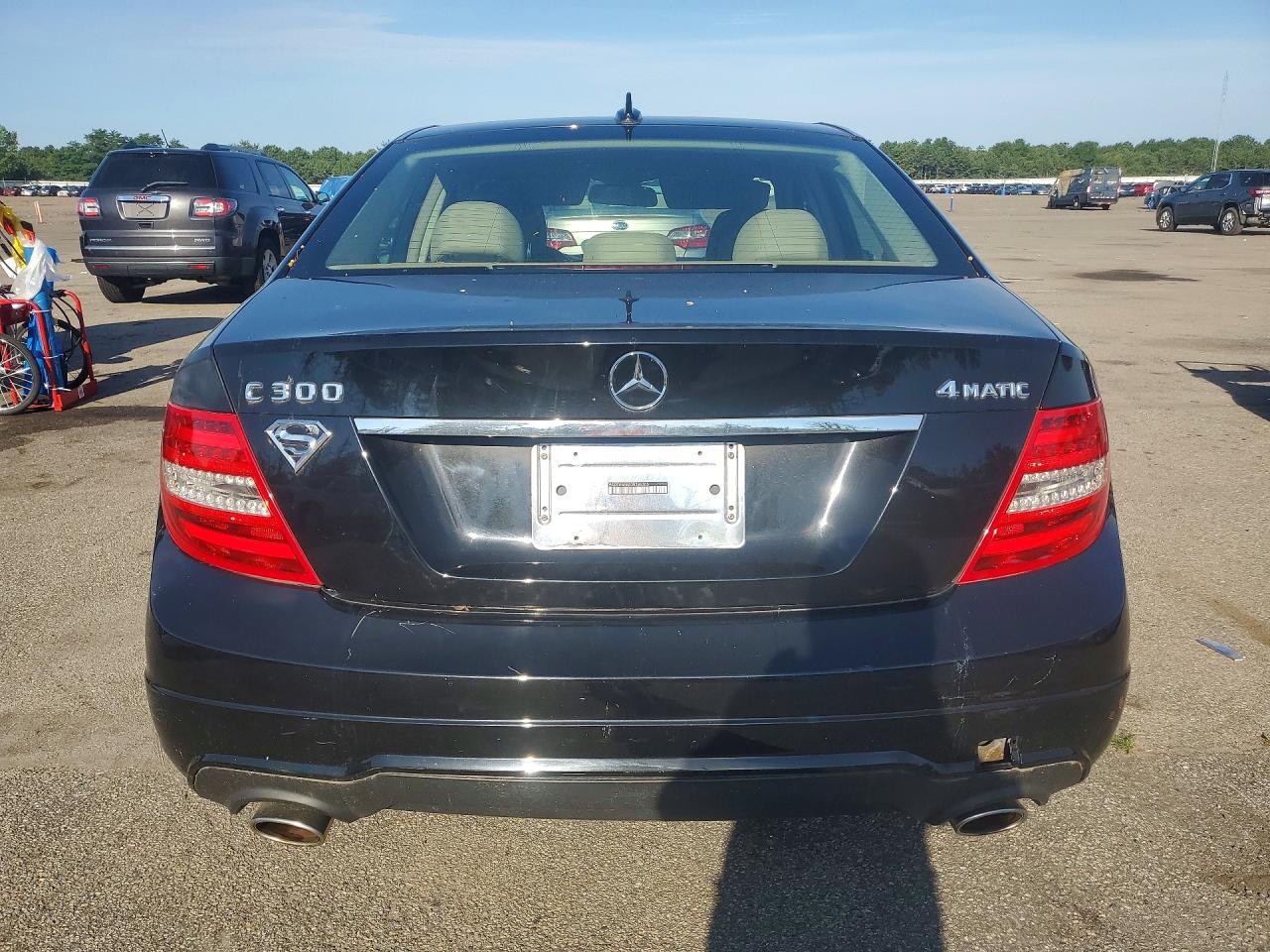2013 Mercedes-benz C 300 4matic Черный vin: WDDGF8AB3DR286705