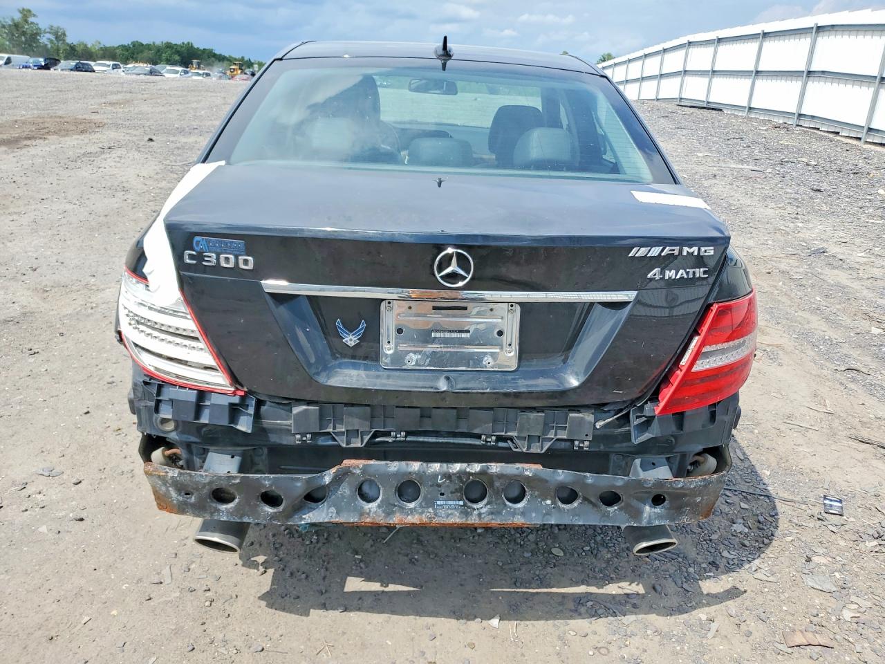 2013 Mercedes-benz C 300 4matic Черный vin: WDDGF8AB3DR291239