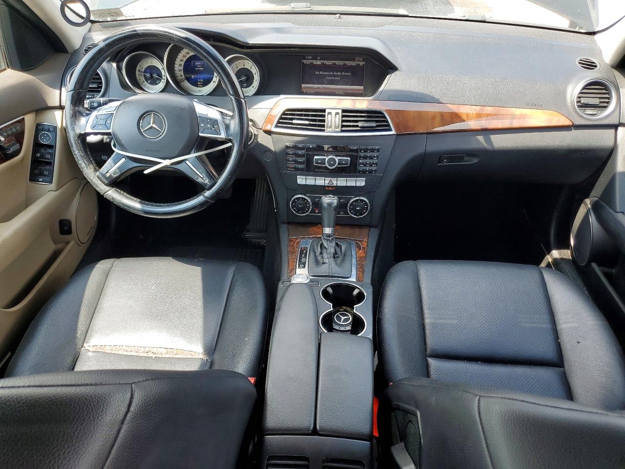 2013 Mercedes-benz C 300 4matic Черный vin: WDDGF8AB3DR291239
