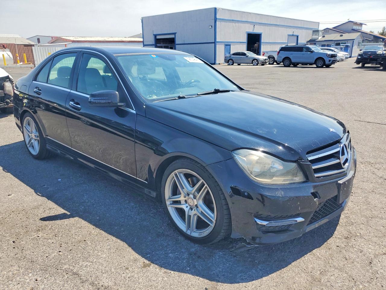 2014 Mercedes-benz C 300 4matic Black vin: WDDGF8AB3EA920692