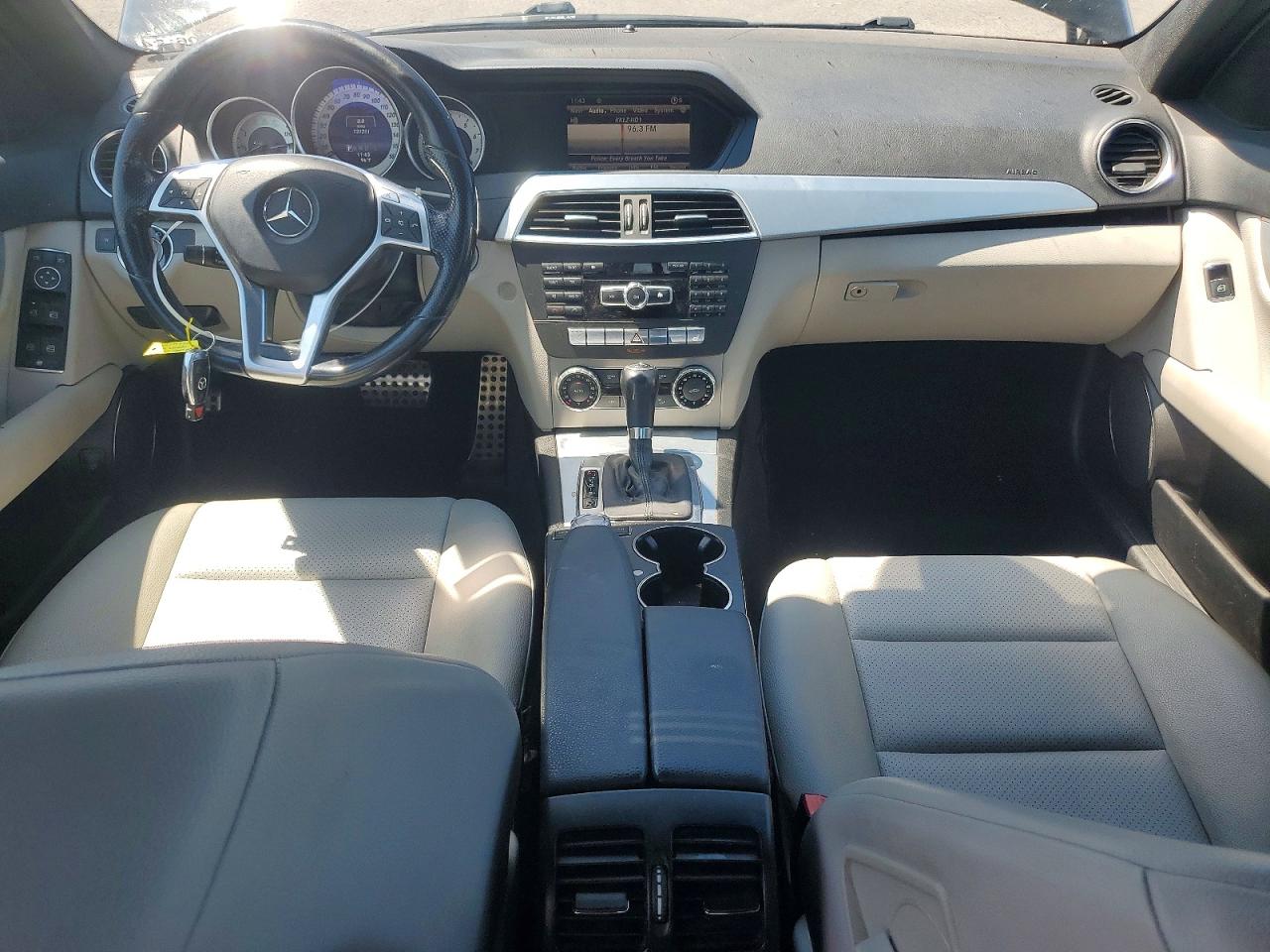 2014 Mercedes-benz C 300 4matic Black vin: WDDGF8AB3EA920692