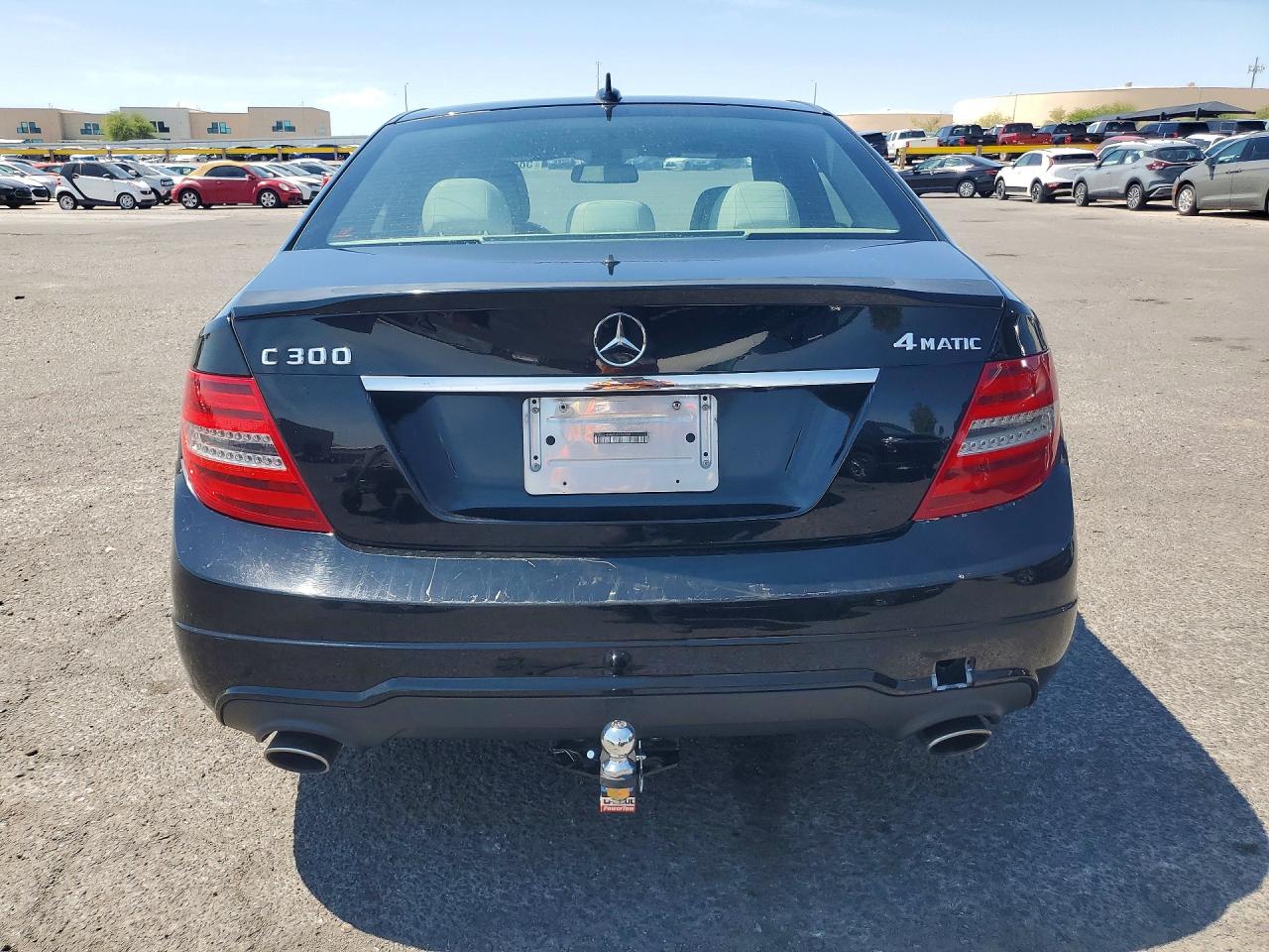 2014 Mercedes-benz C 300 4matic Black vin: WDDGF8AB3EA920692