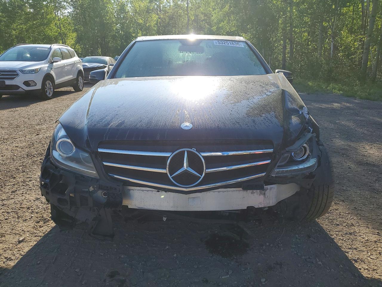 2014 Mercedes-benz C 300 4matic Black vin: WDDGF8AB3EA965860