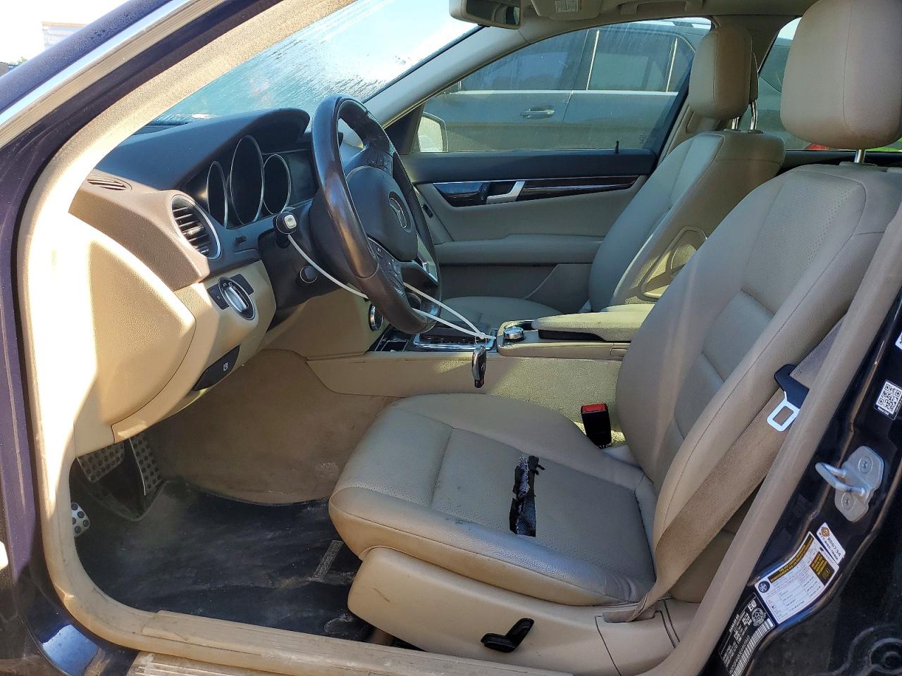 2014 Mercedes-benz C 300 4matic Black vin: WDDGF8AB3EA965860