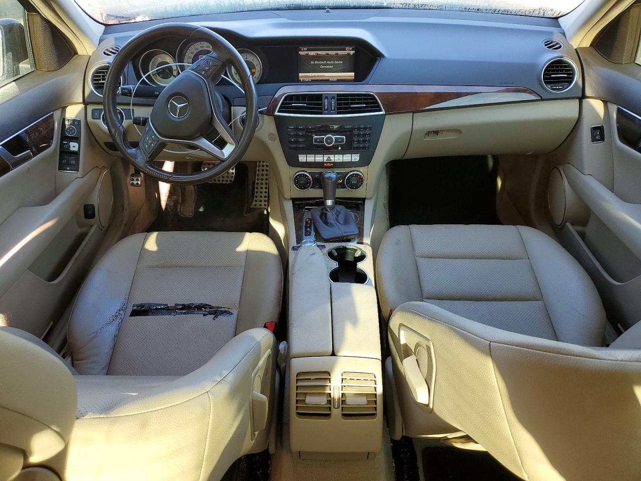 2014 Mercedes-benz C 300 4matic Black vin: WDDGF8AB3EA965860