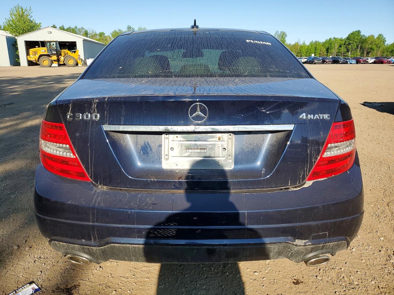 2014 Mercedes-benz C 300 4matic Black vin: WDDGF8AB3EA965860