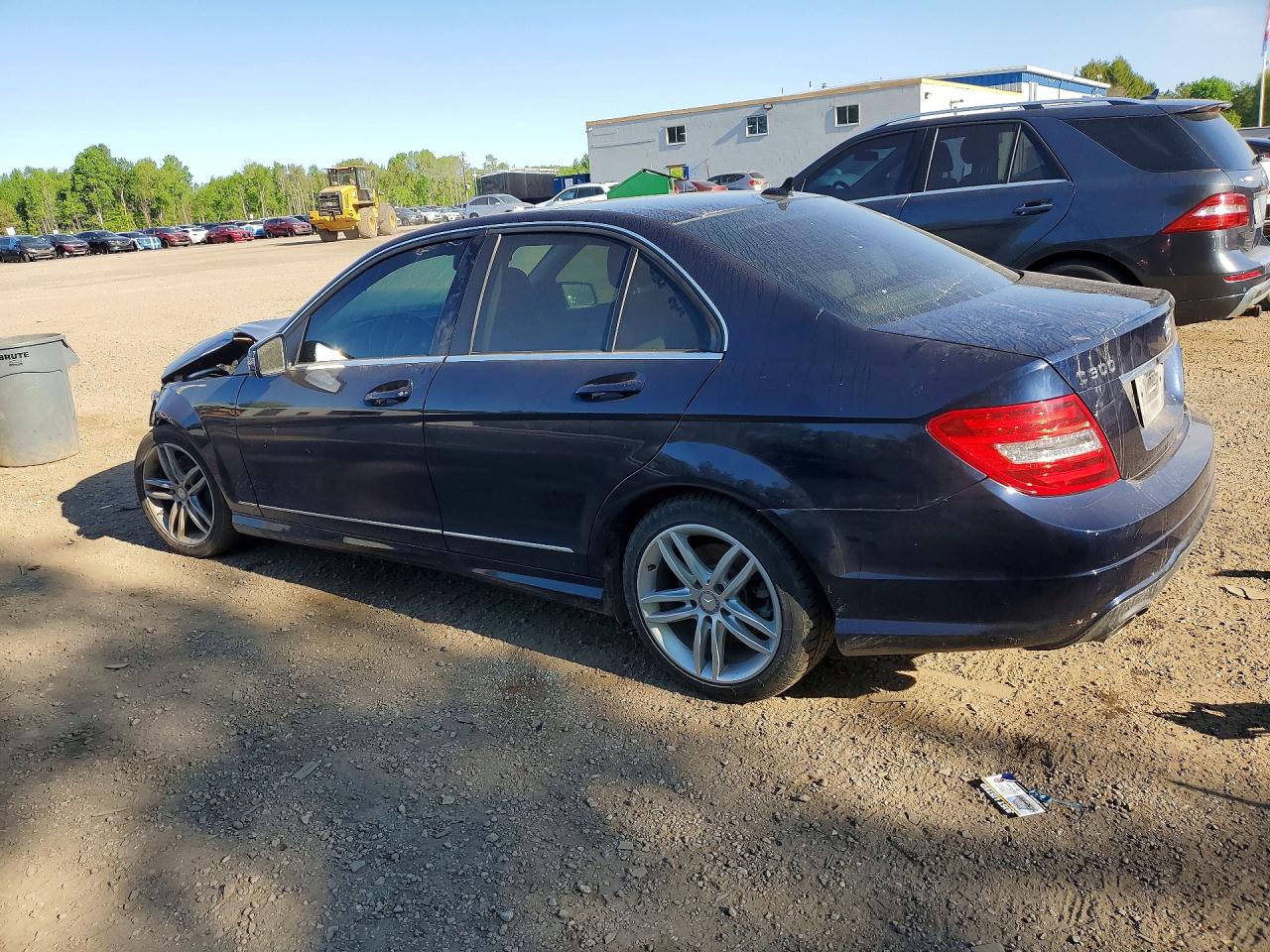 2014 Mercedes-benz C 300 4matic Black vin: WDDGF8AB3EA965860