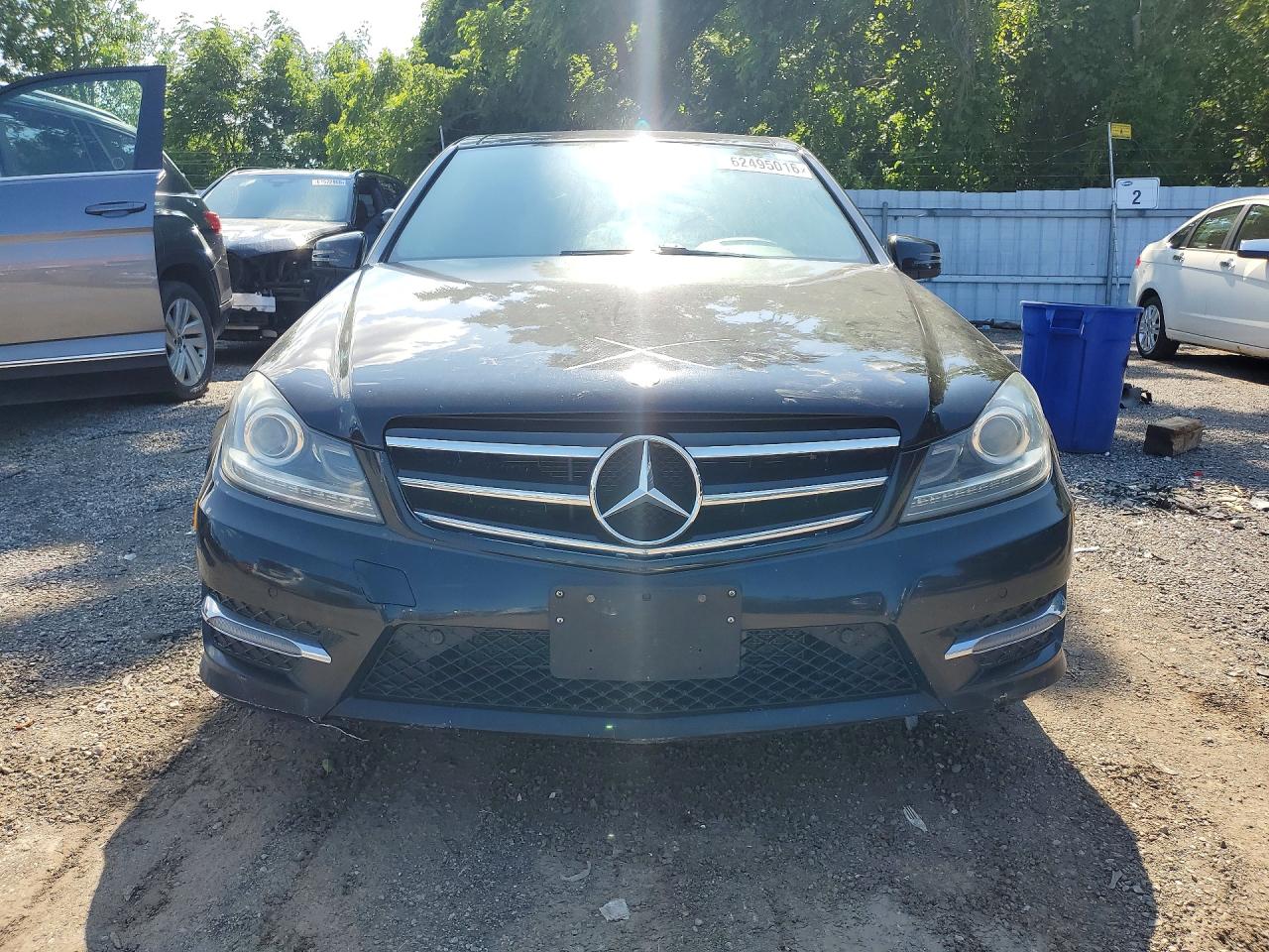 2014 Mercedes-benz C 300 4matic Black vin: WDDGF8AB3EA967902
