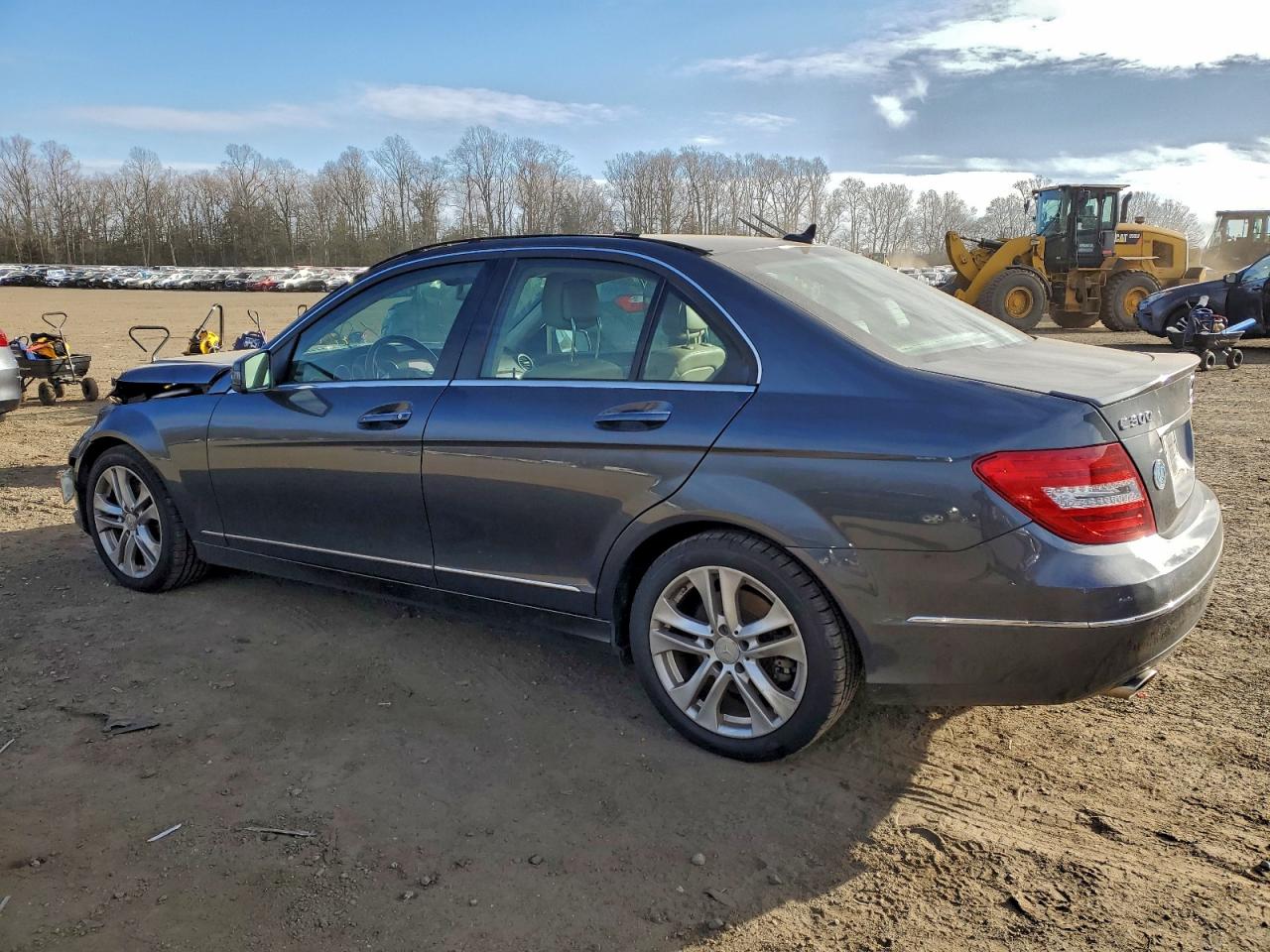 2014 Mercedes-benz C 300 4matic Gray vin: WDDGF8AB3EG165590