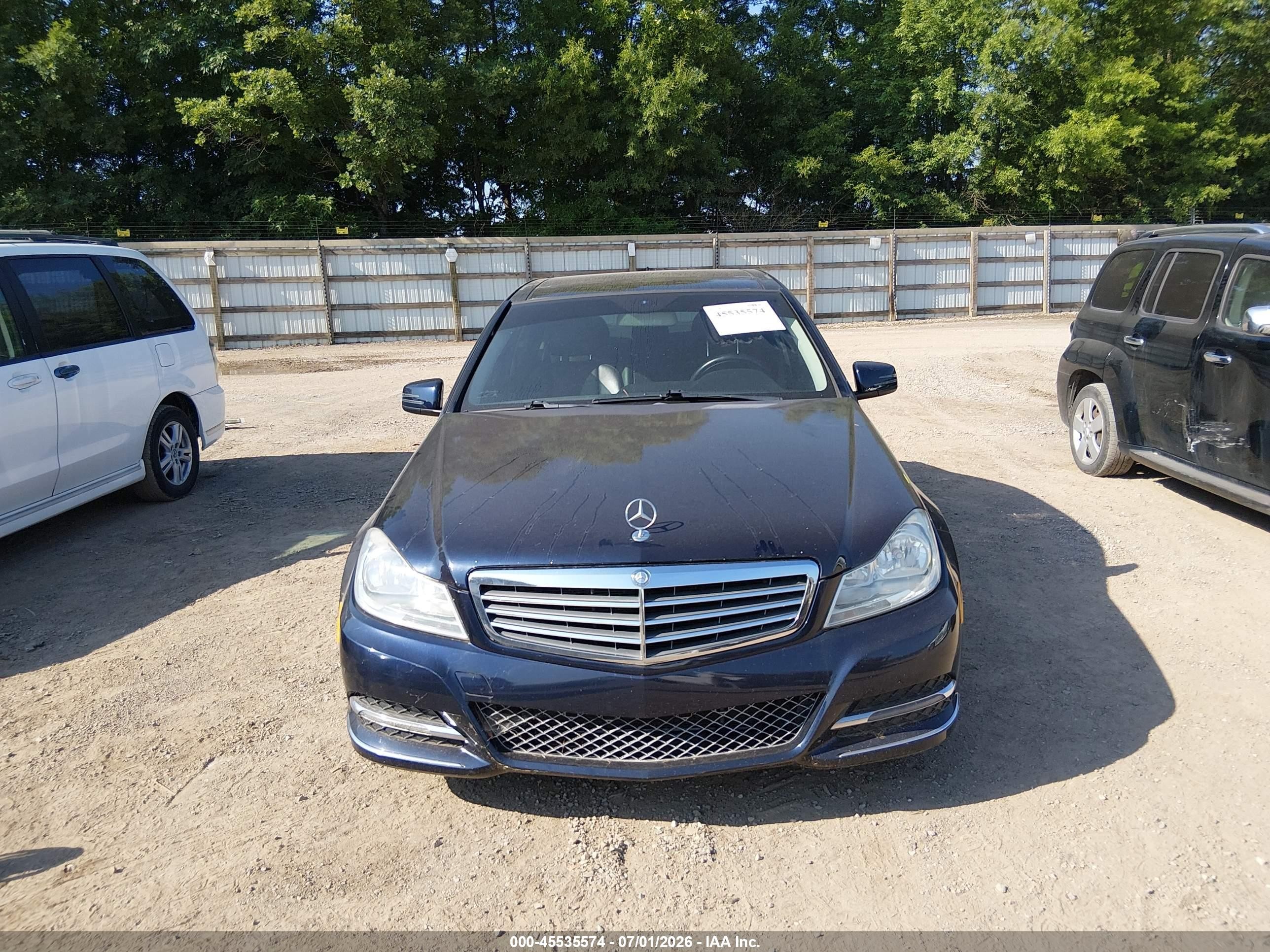 2014 Mercedes-benz C 300 Luxury 4matic Blue vin: WDDGF8AB3ER307215