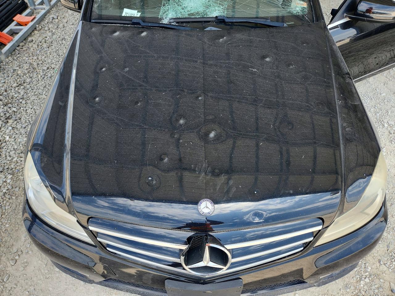 2014 Mercedes-benz C 300 4matic Black vin: WDDGF8AB3ER312818