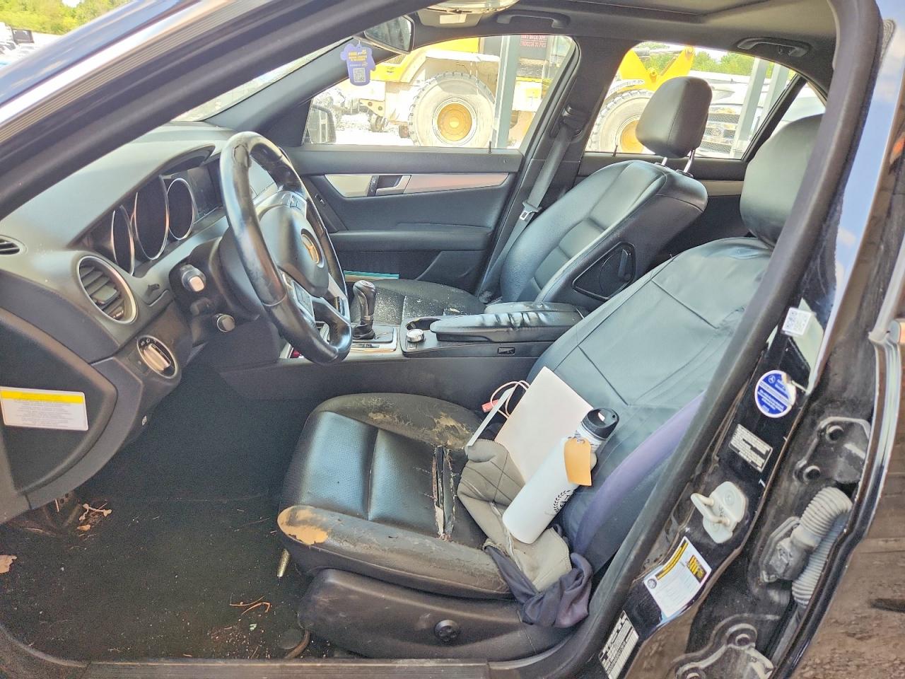 2014 Mercedes-benz C 300 4matic Black vin: WDDGF8AB3ER312818