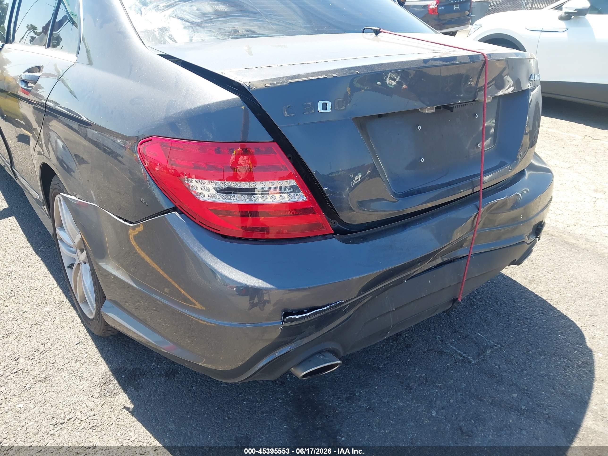 2014 Mercedes-benz C 300 Sport 4matic Black vin: WDDGF8AB3ER321843