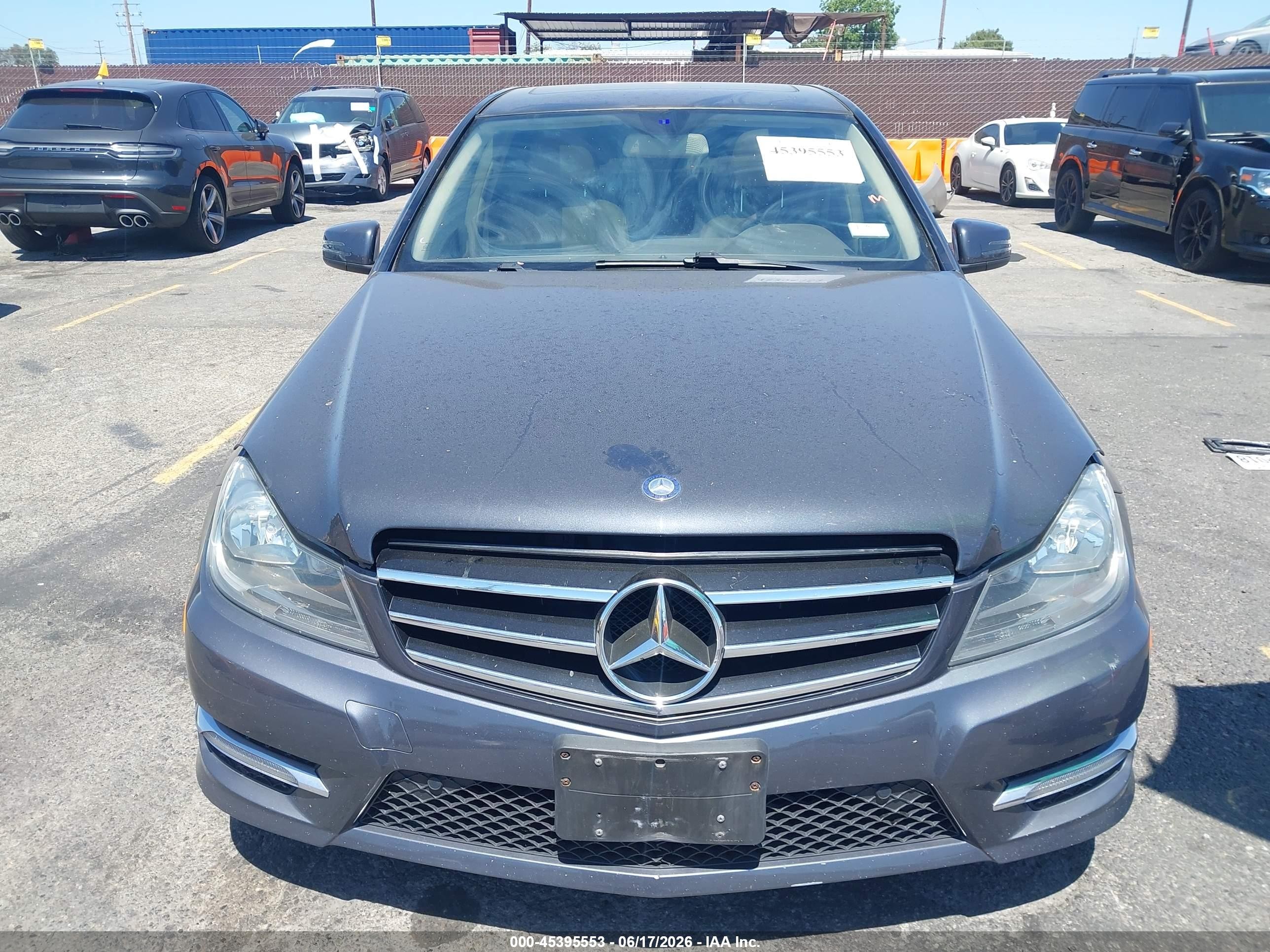 2014 Mercedes-benz C 300 Sport 4matic Black vin: WDDGF8AB3ER321843