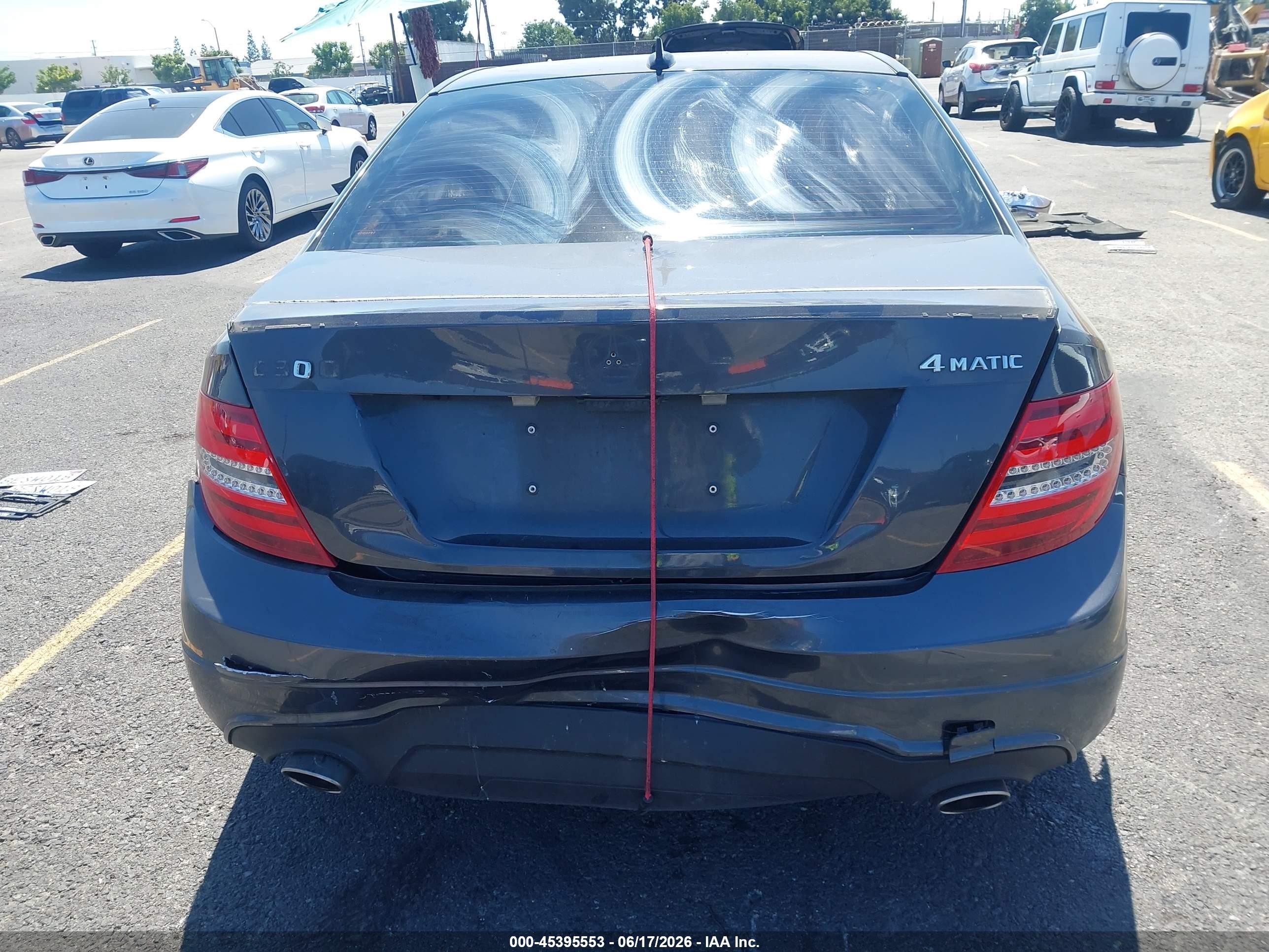 2014 Mercedes-benz C 300 Sport 4matic Black vin: WDDGF8AB3ER321843