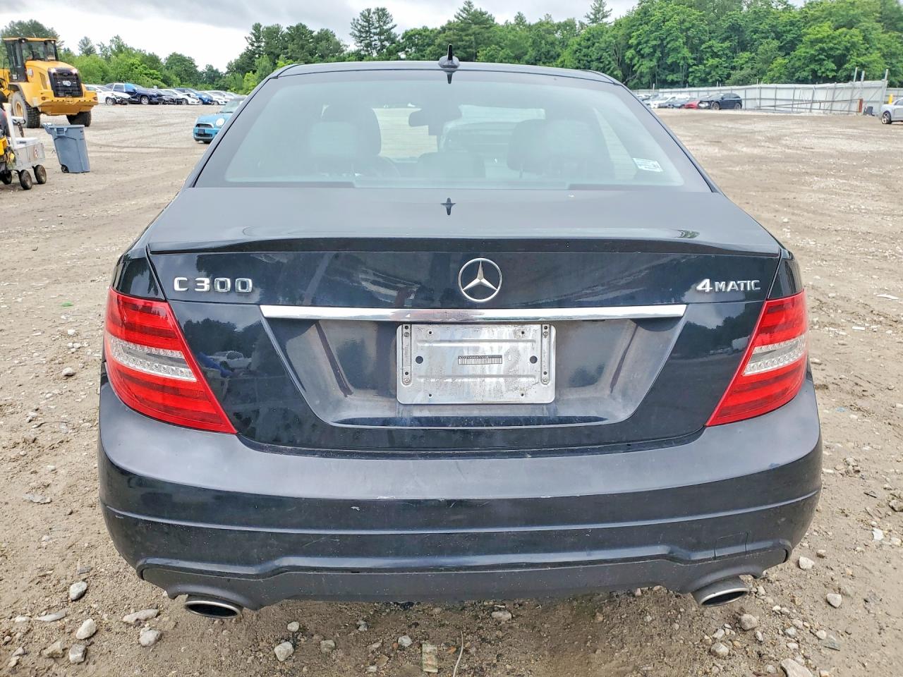 2013 Mercedes-benz C 300 4matic Black vin: WDDGF8AB4DA774284
