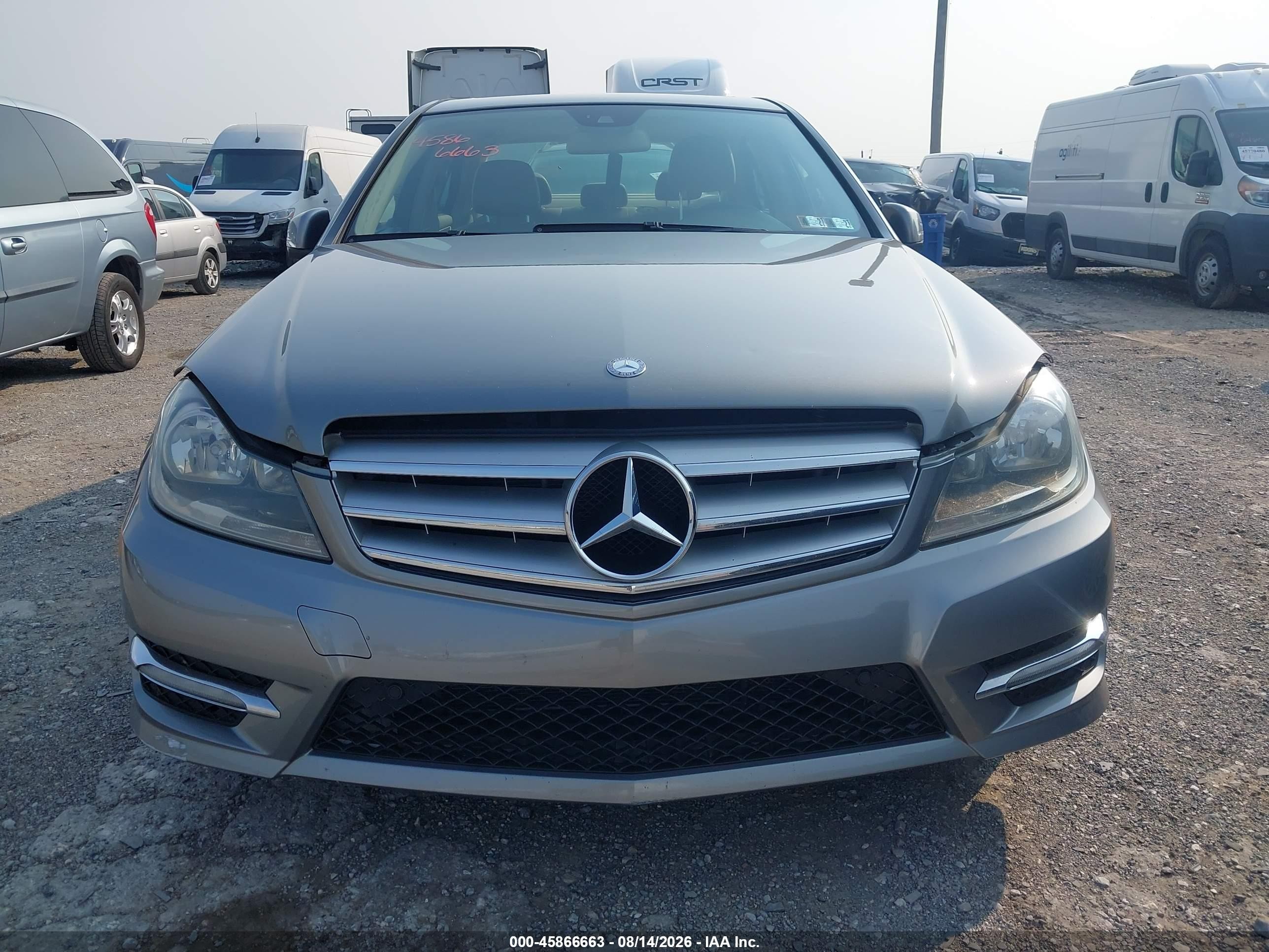 2013 Mercedes-benz C 300 Sport 4matic Silver vin: WDDGF8AB4DA786161