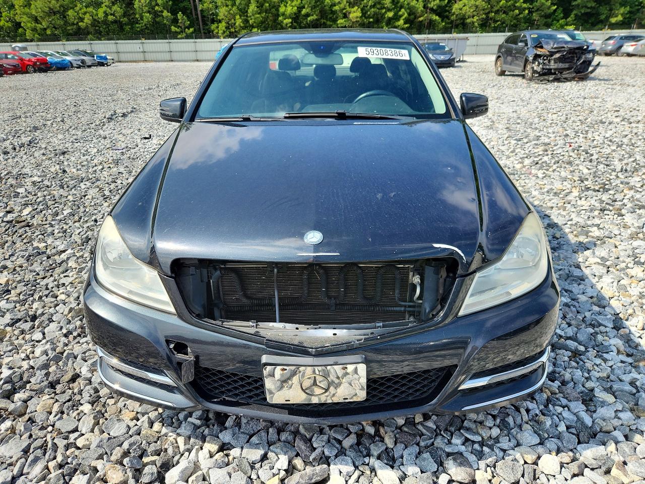 2013 Mercedes-benz C 300 4matic Charcoal vin: WDDGF8AB4DG128370
