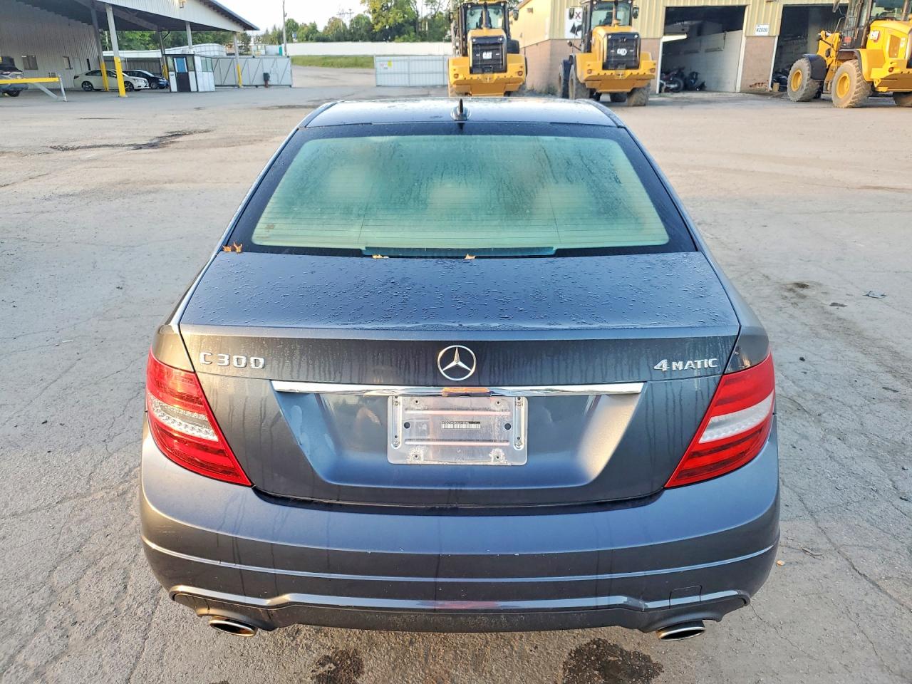2013 Mercedes-benz C 300 4matic Charcoal vin: WDDGF8AB4DG141040