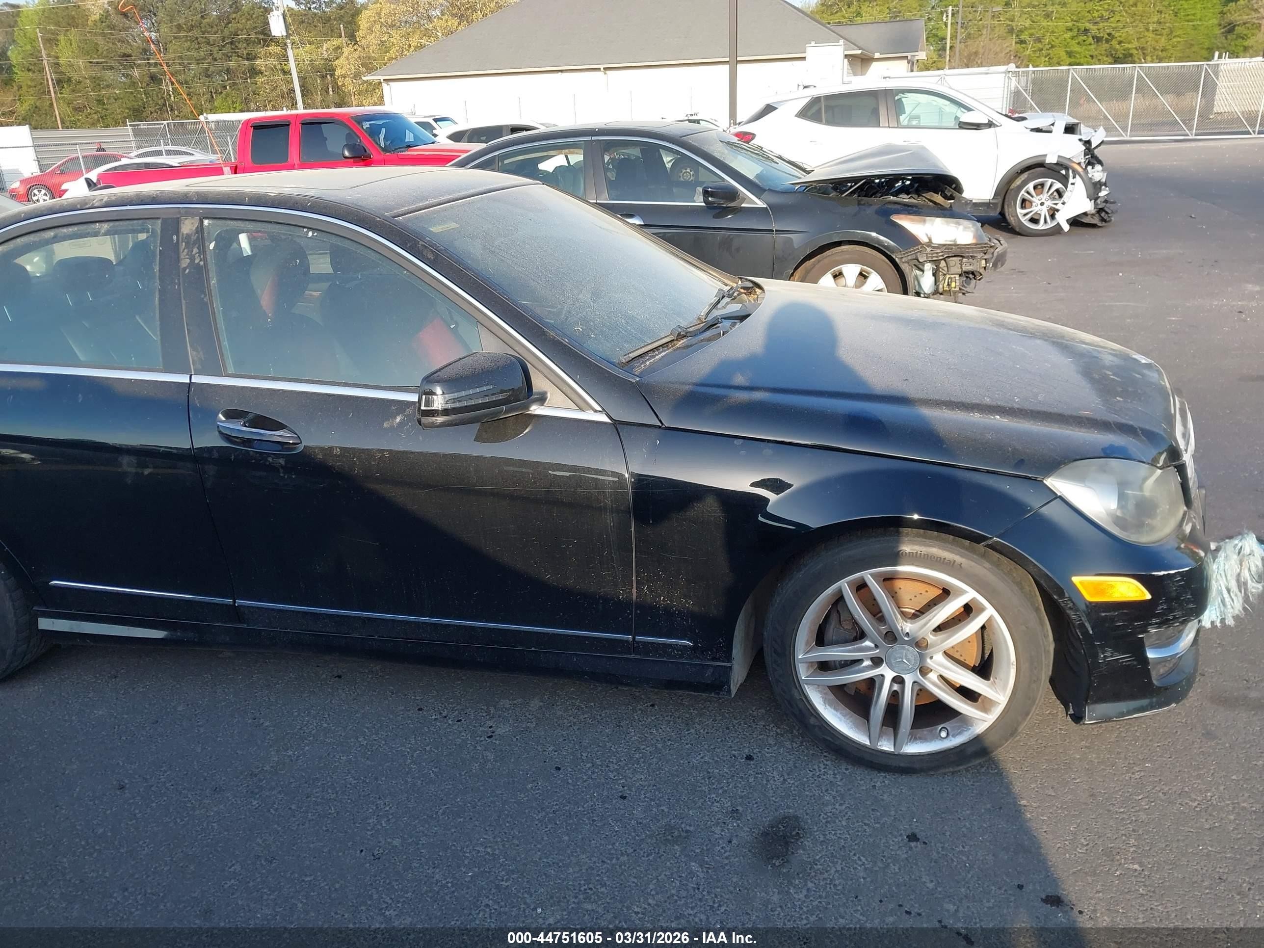 2013 Mercedes-benz C 300 Sport 4matic Black vin: WDDGF8AB4DR246780