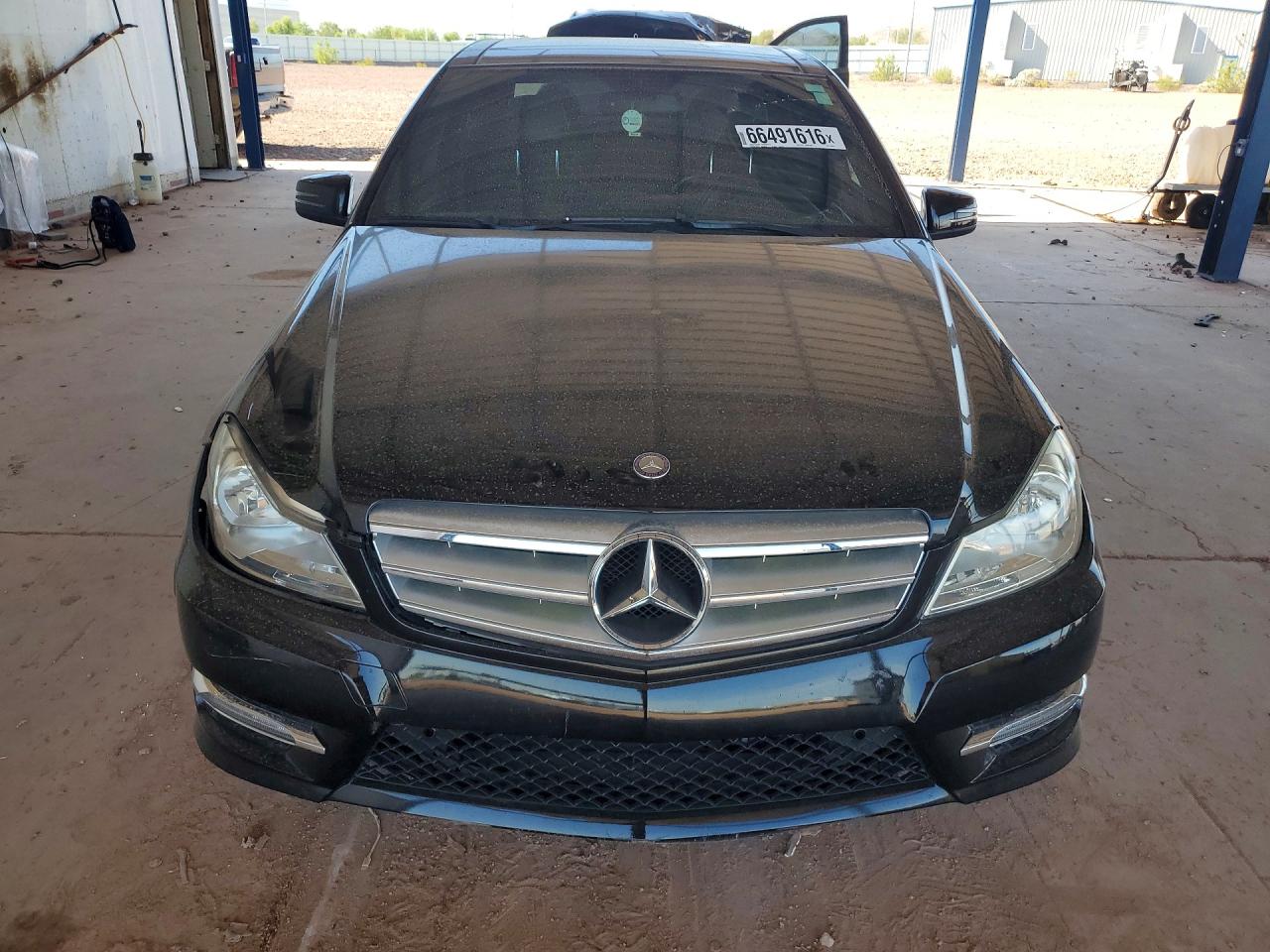 2013 Mercedes-benz C 300 4matic Black vin: WDDGF8AB4DR247959