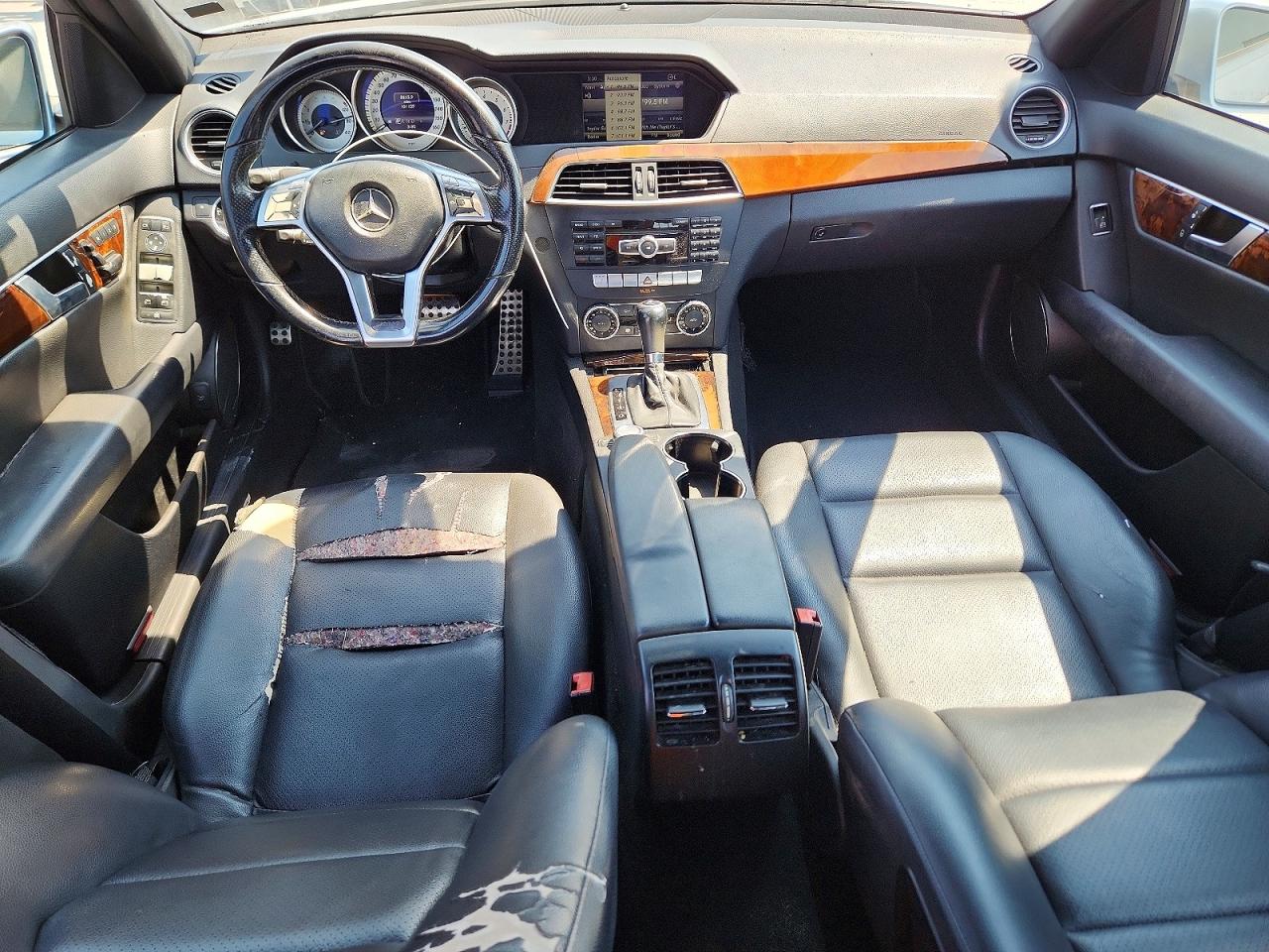 2013 Mercedes-benz C 300 4matic Silver vin: WDDGF8AB4DR251896