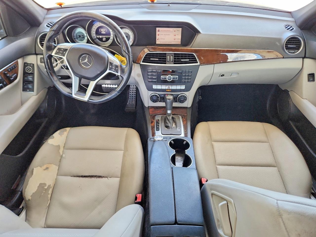 2013 Mercedes-benz C 300 4matic Charcoal vin: WDDGF8AB4DR288527