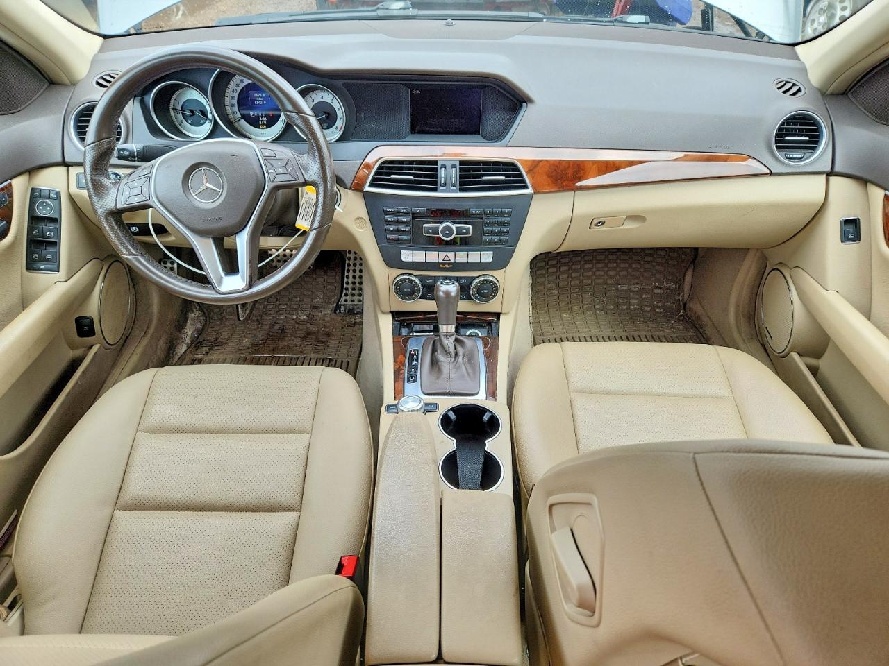 2013 Mercedes-benz C 300 4matic Silver vin: WDDGF8AB4DR298703