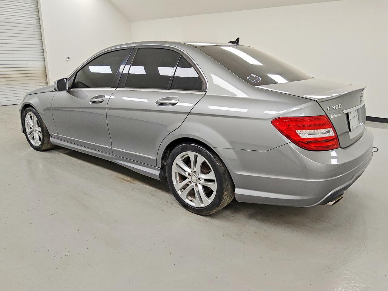2014 Mercedes-benz C 300 4matic Silver vin: WDDGF8AB4EA892594
